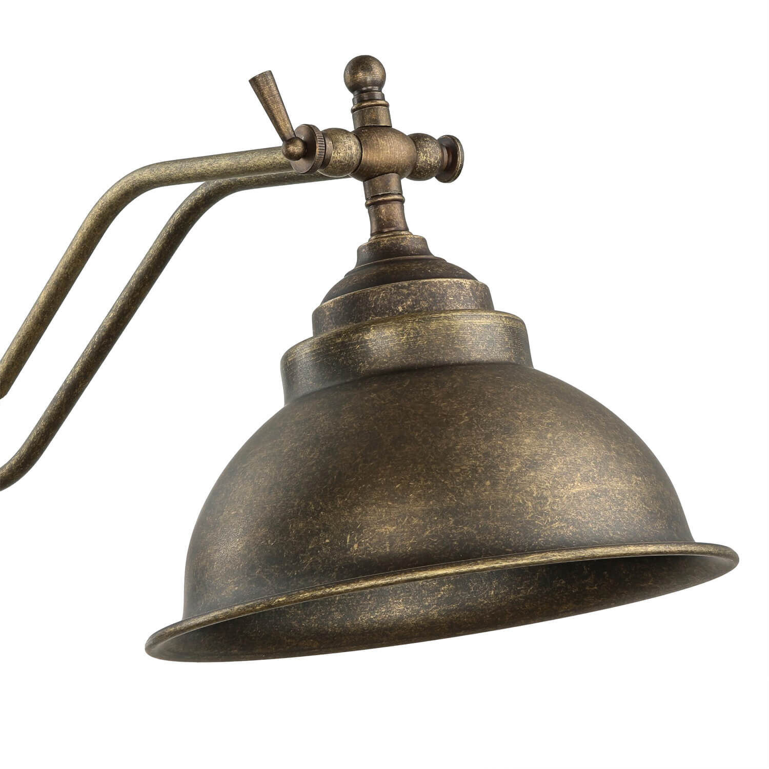 Lampadaire bronze antique laiton véritable Oslo Bronze