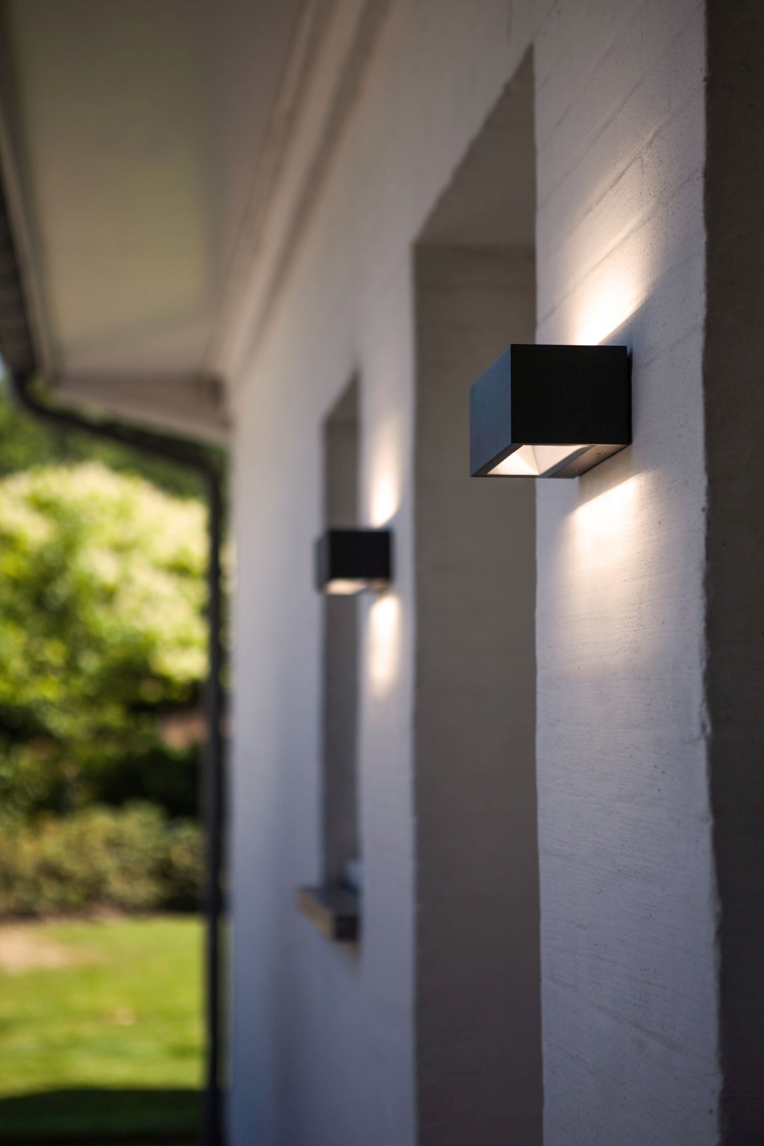 Applique LED Up Down aluminium anthracite L:14 cm IP54