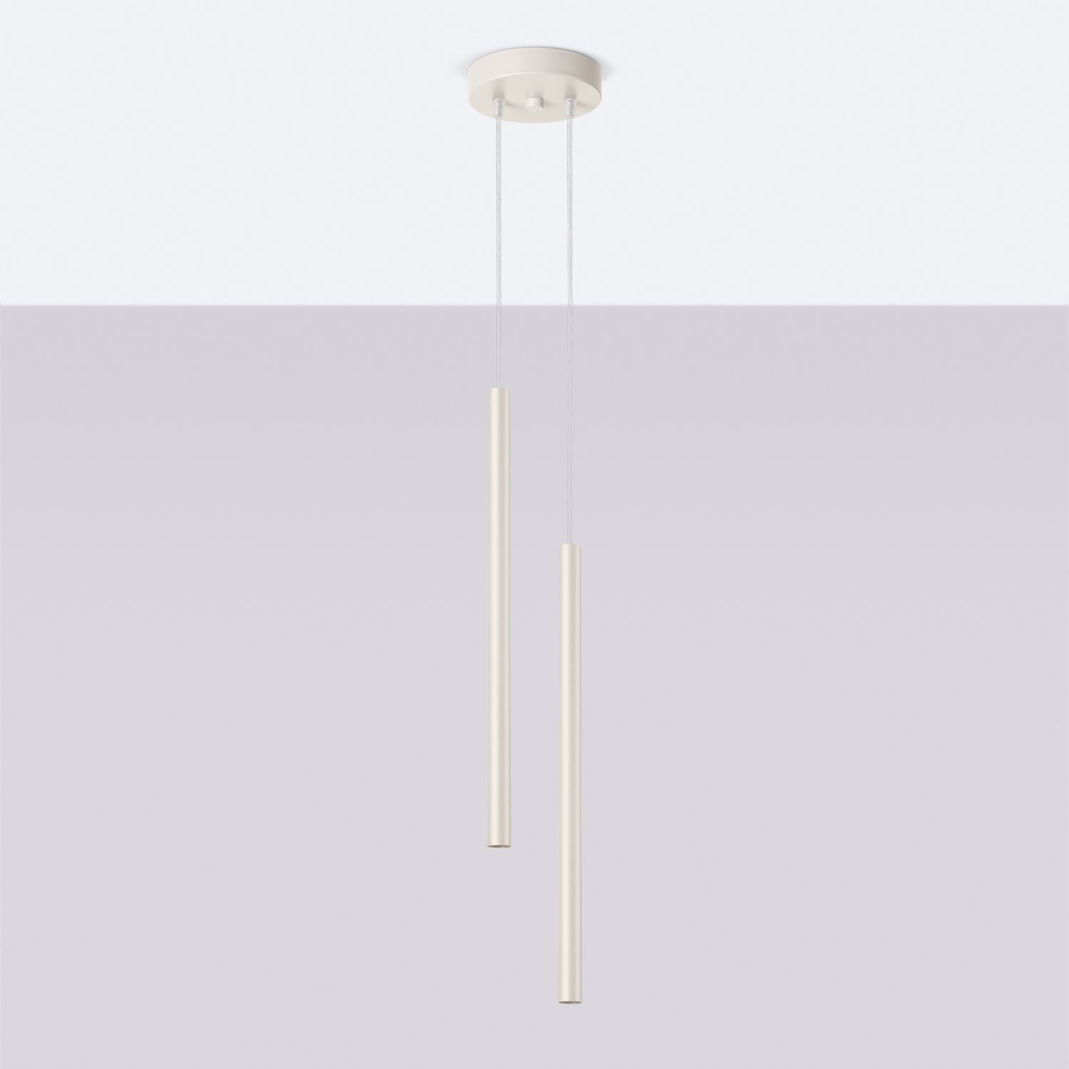 pendant, pendant light, hanging light, moderner Deckenleuchte, zwei Stabreifen-Leuchte