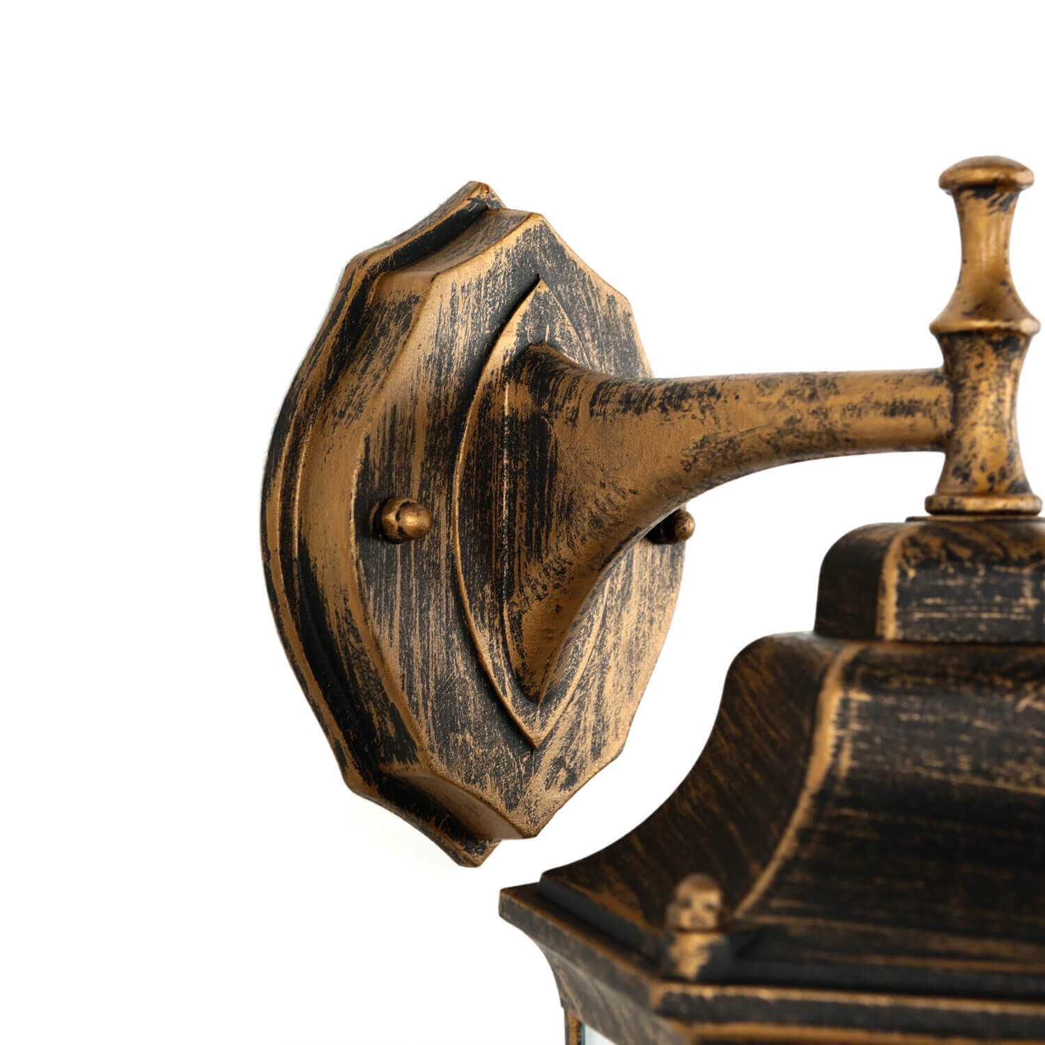 Lampe d'extérieur rustique noire cuivre LYON Bronze