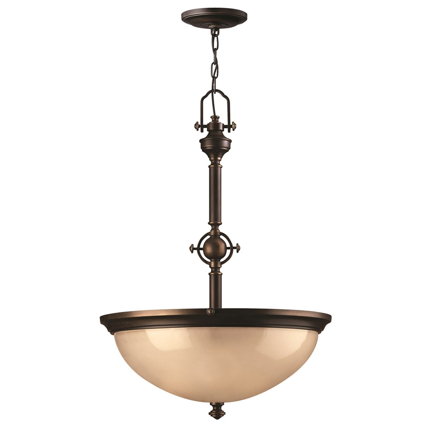 Suspension ANABELL 7 Bronze à raccourcir Ø53cm Lampe