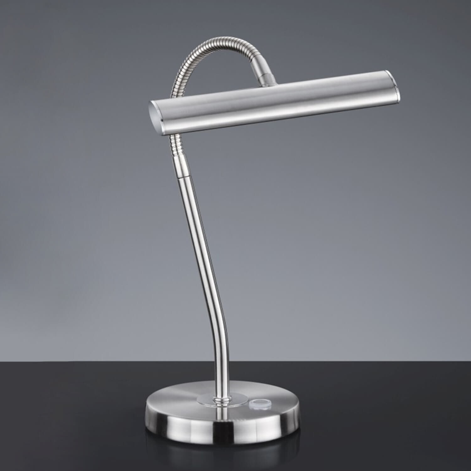 Lampe de table LED en nickel mat CURTIS