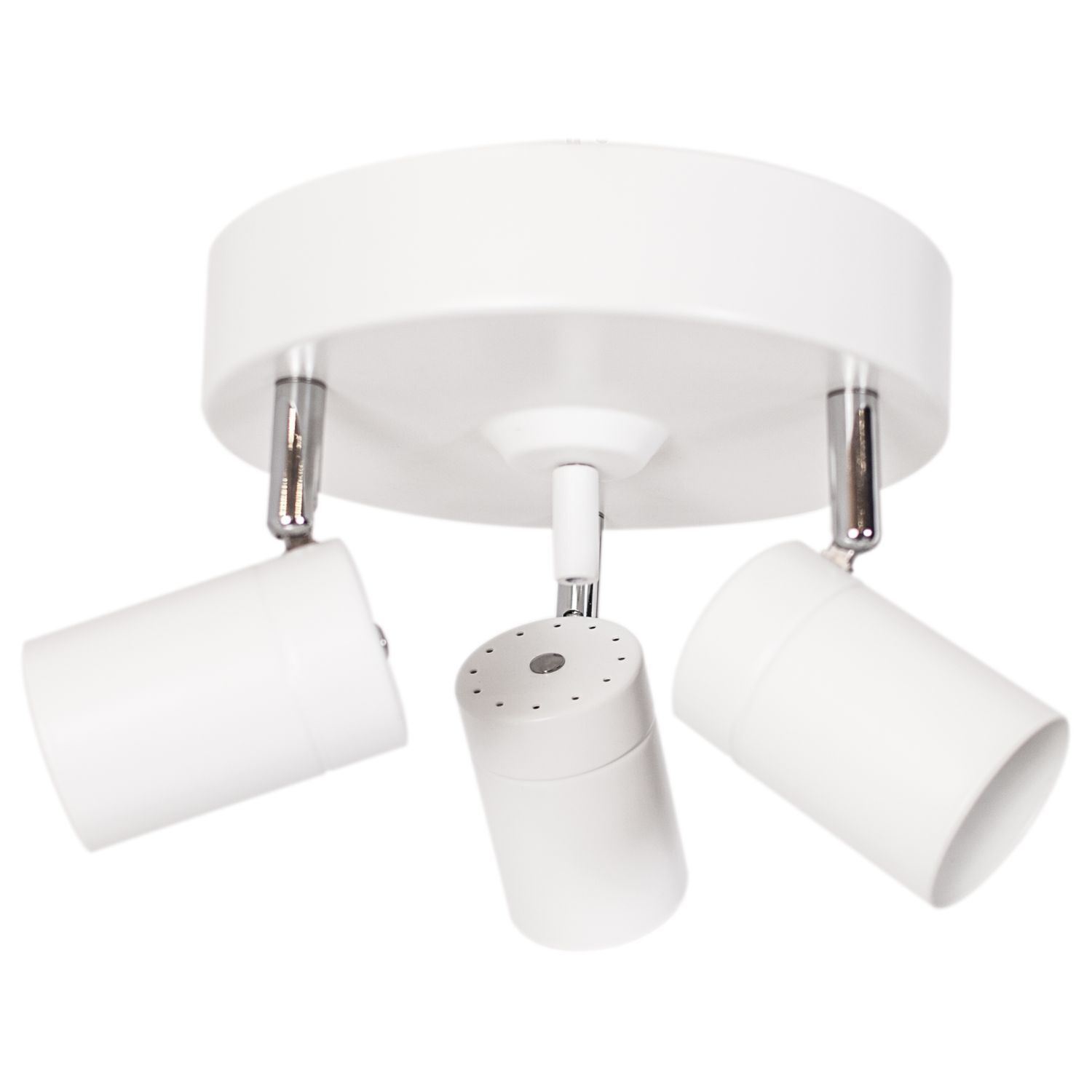 Spot Spot en métal L : 20 cm petit blanc 3-flamme GU10 Deckenleuchte