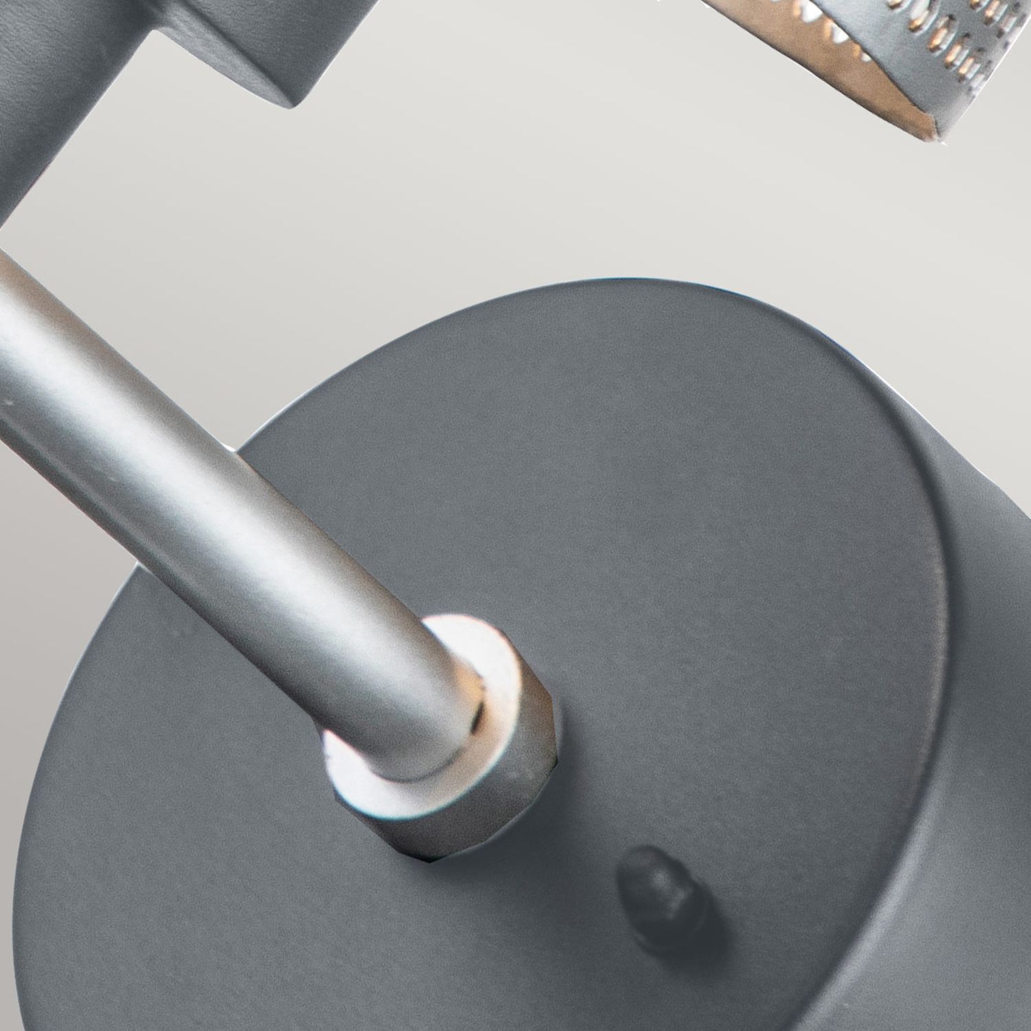 Wandleuchte außen Edelstahl Glas E27 IP44 27 cm breit Stationary device, Metal rod, Grinder base, Circular base, Adjustable joint