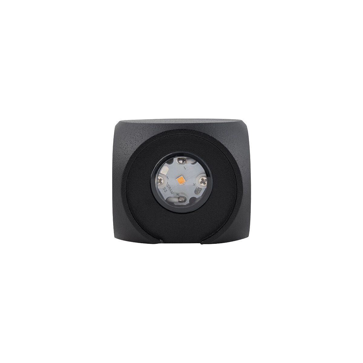LED Wandleuchte IP54 Schwarz 4-flmg Lampe ALESSIO LED, Beleuchtung, Spot, Kopf, Schwarz