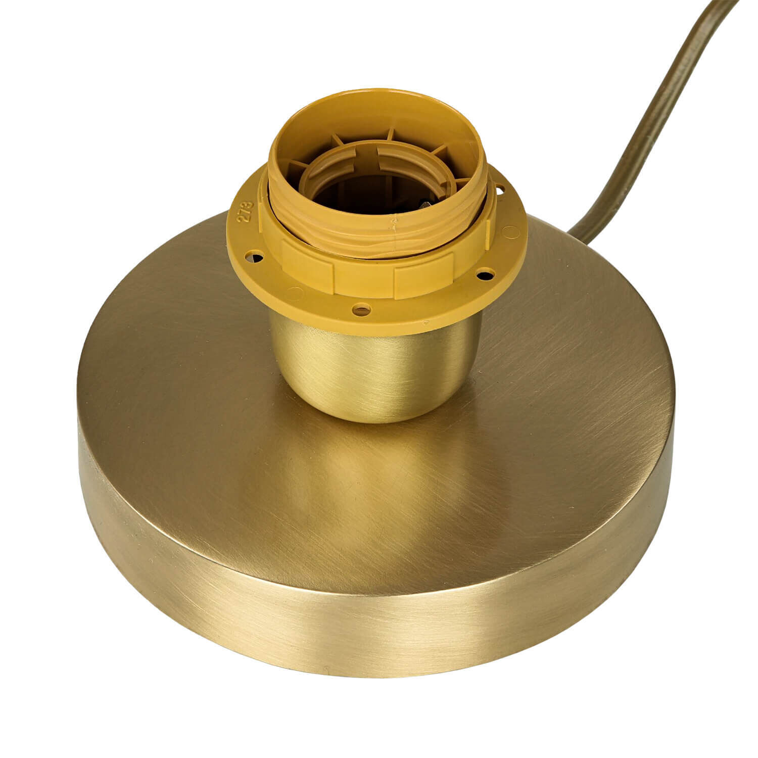 Lampe de table Abat-jour en verre Socle en laiton élégant TALIS Bronze, Band