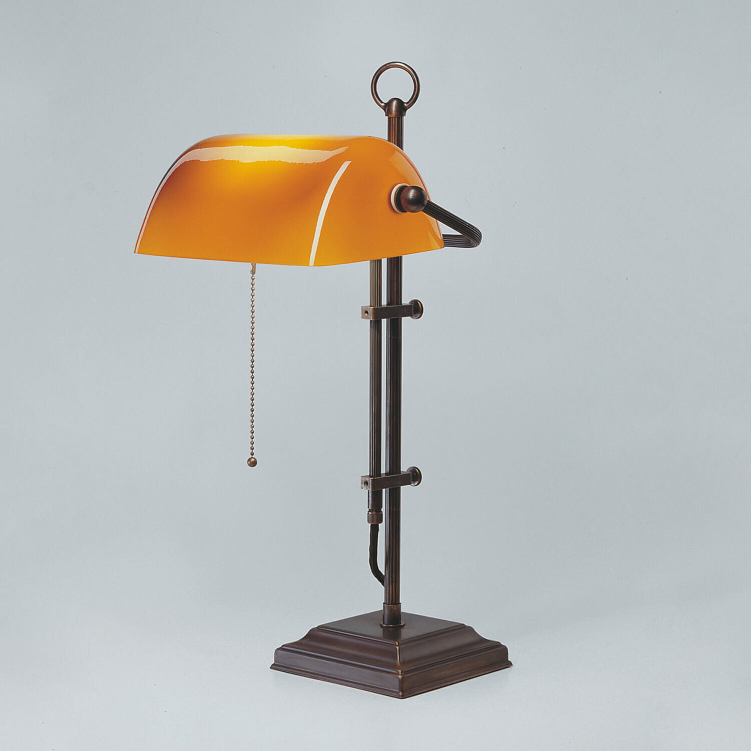 Lampe de banquier réglable Art Nouveau Antique