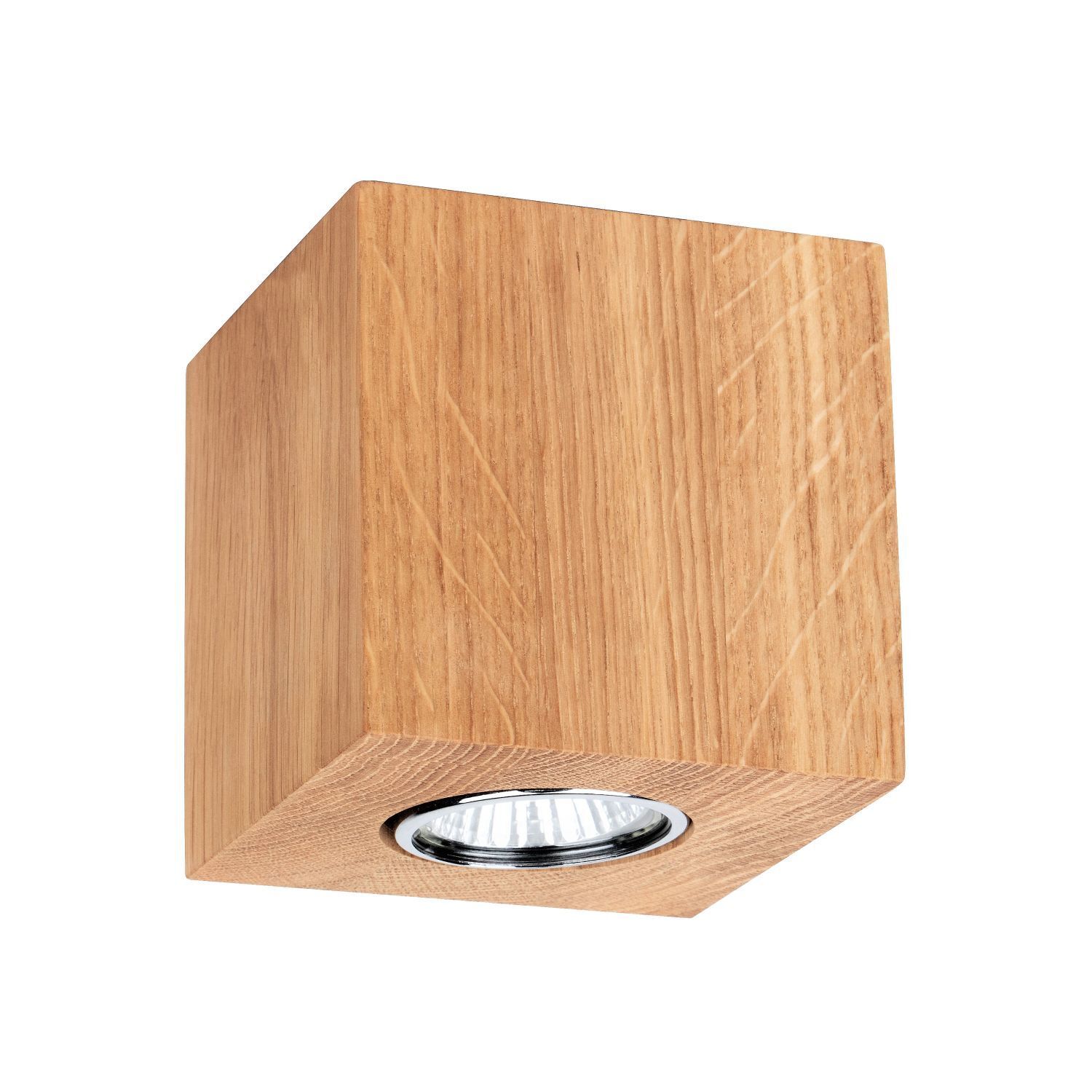 Spot de plafond en bois avec LED GU10 petit confort