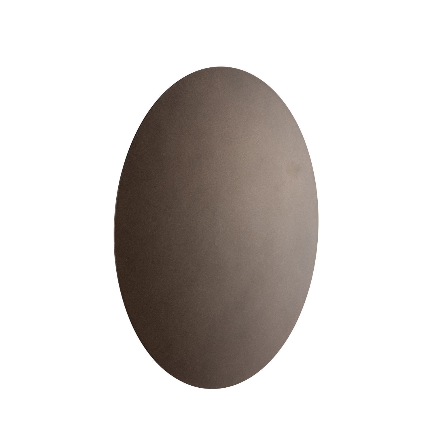 Applique ronde métal Ø 20 cm 2x G9 lumière indirecte brun