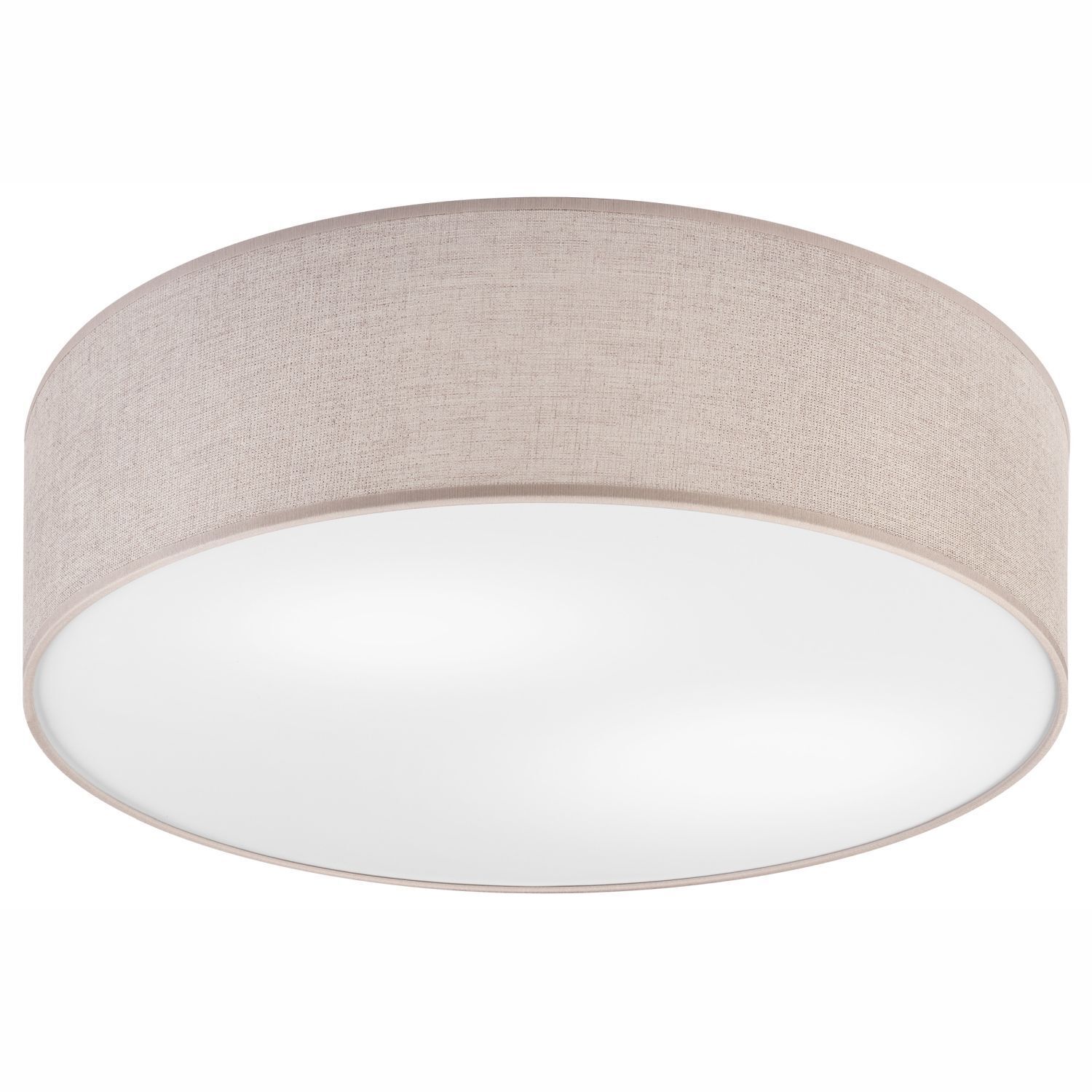 Plafonnier rond Ø 45 cm pour 2x E27 Tissu anti-éblouissant Moderne