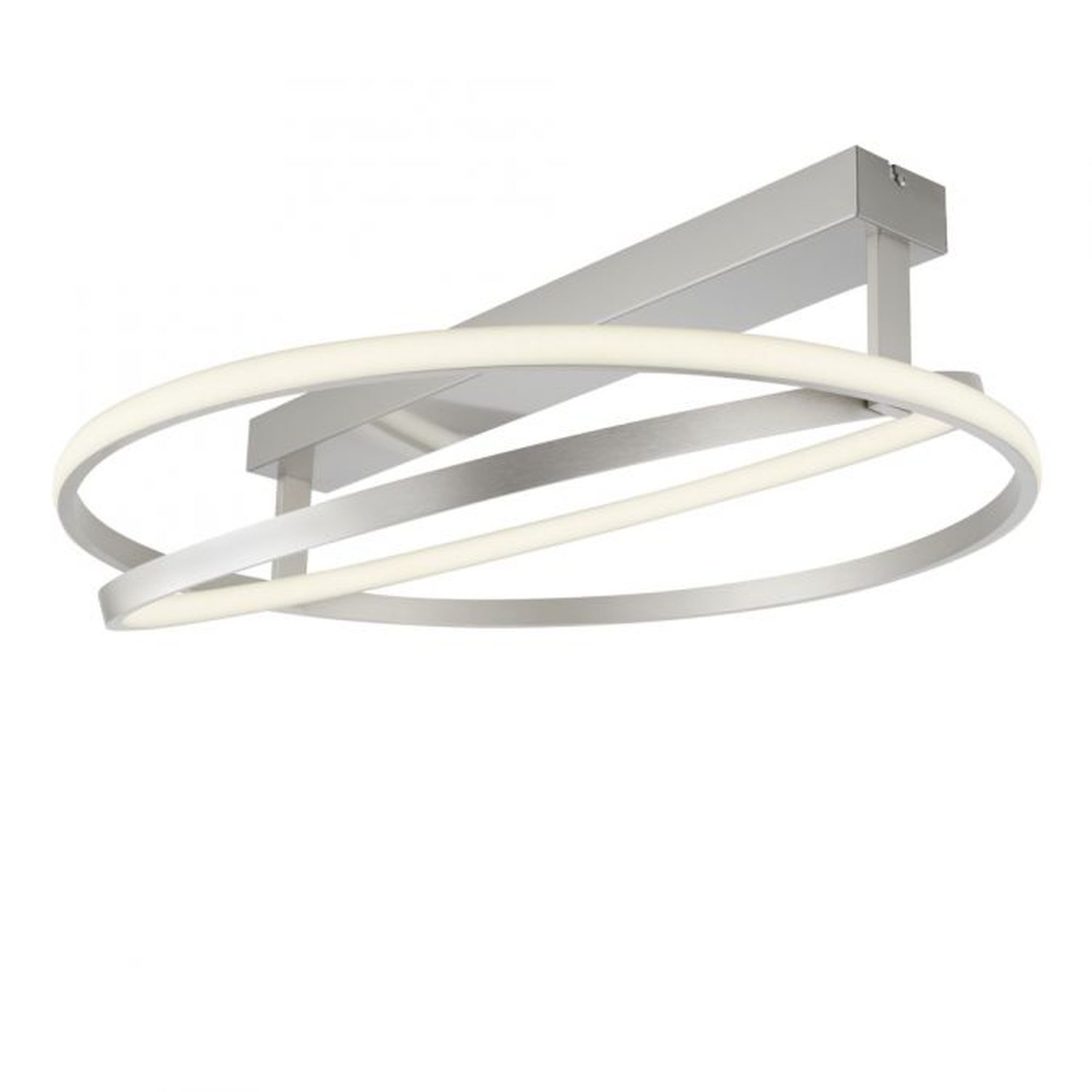 Dimmbare LED Deckenleuchte Metall Ø59 cm Fernbedienung Deckenleuchte, Leuchte