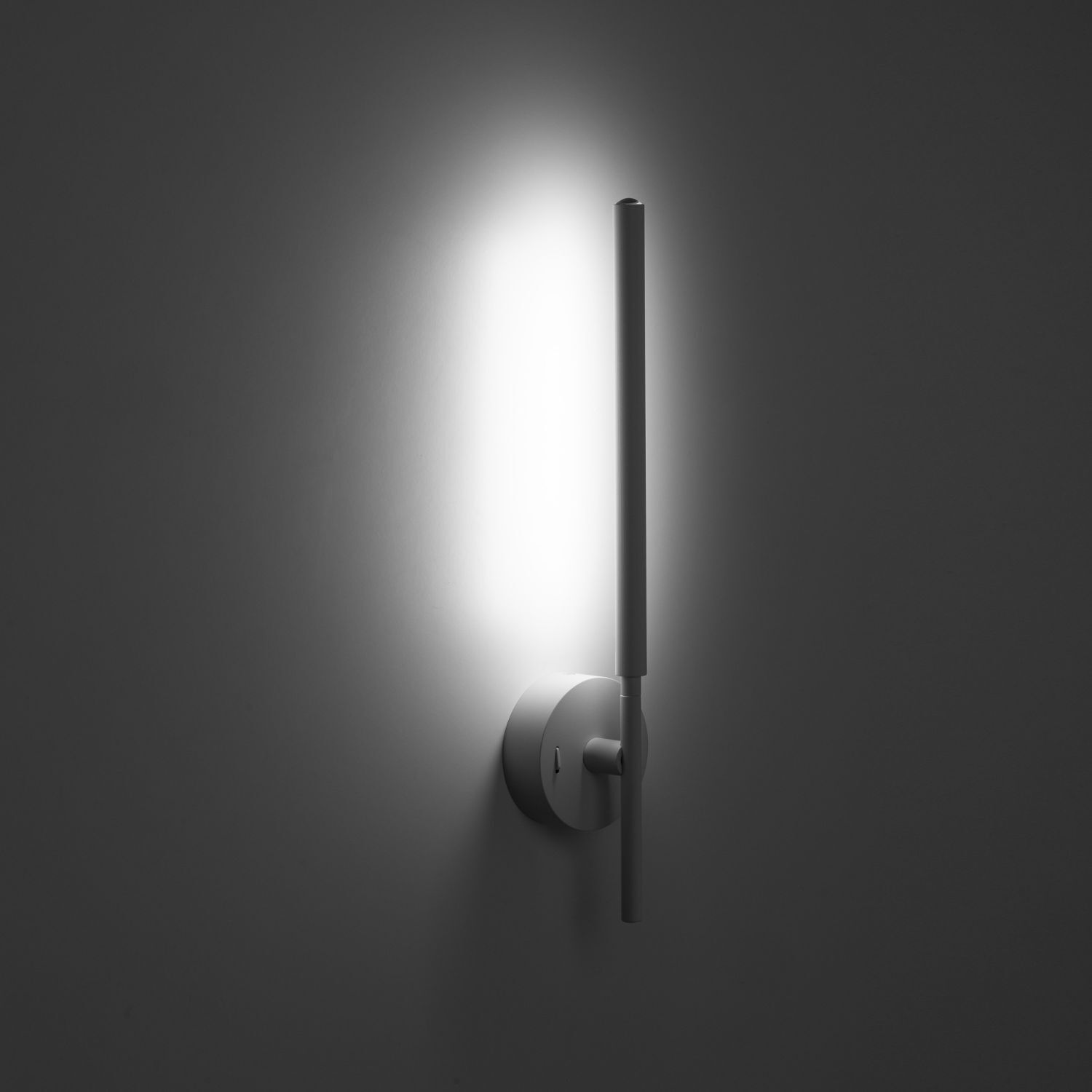 Applique LED Interrupteur rotatif 46,5 cm Métal blanc 4000 K