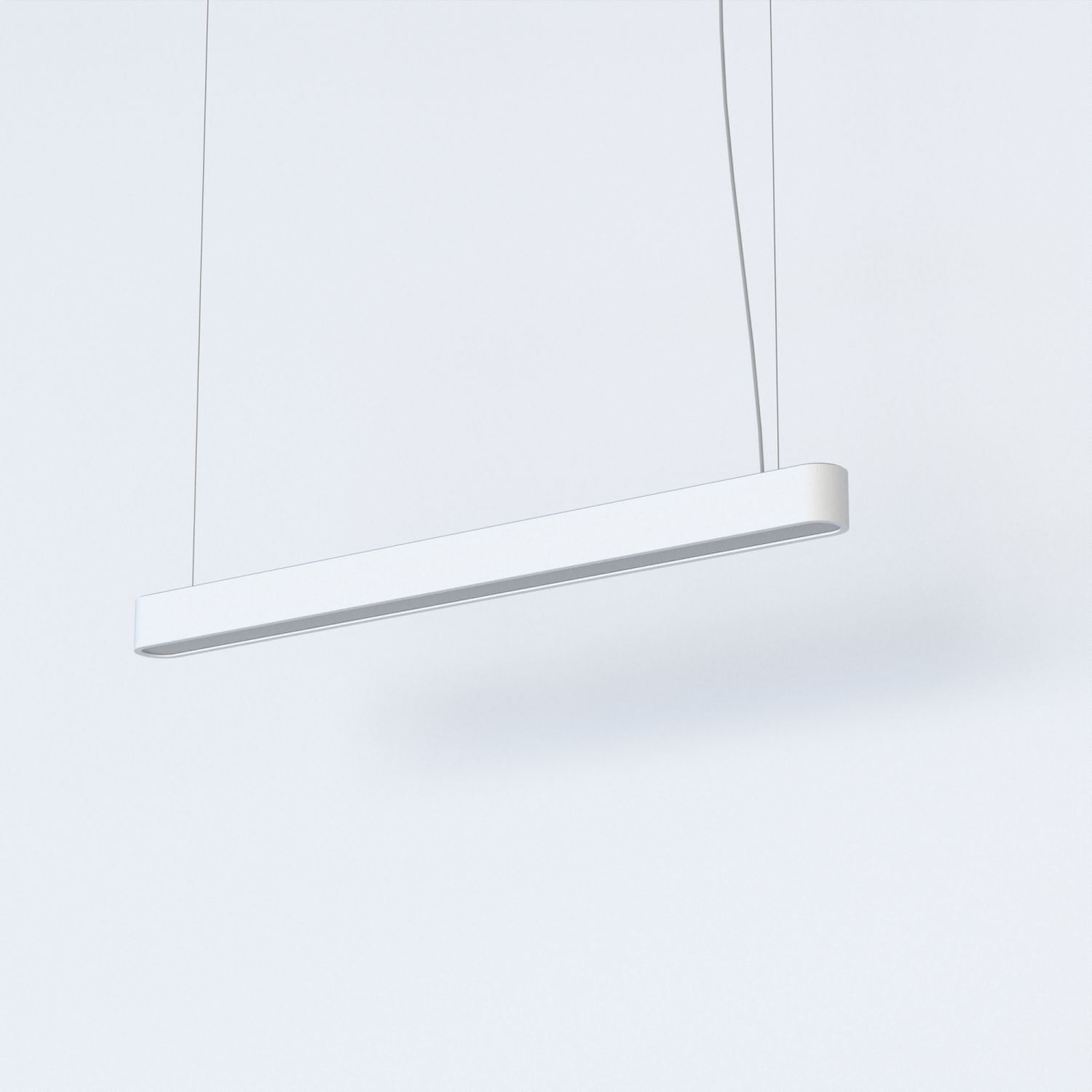Suspension Blanc 3000 K 2300 lm T8 LED allongée 95 cm