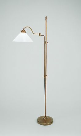 Blendarme Lampadaire Berliner laiton verre E27 160 cm