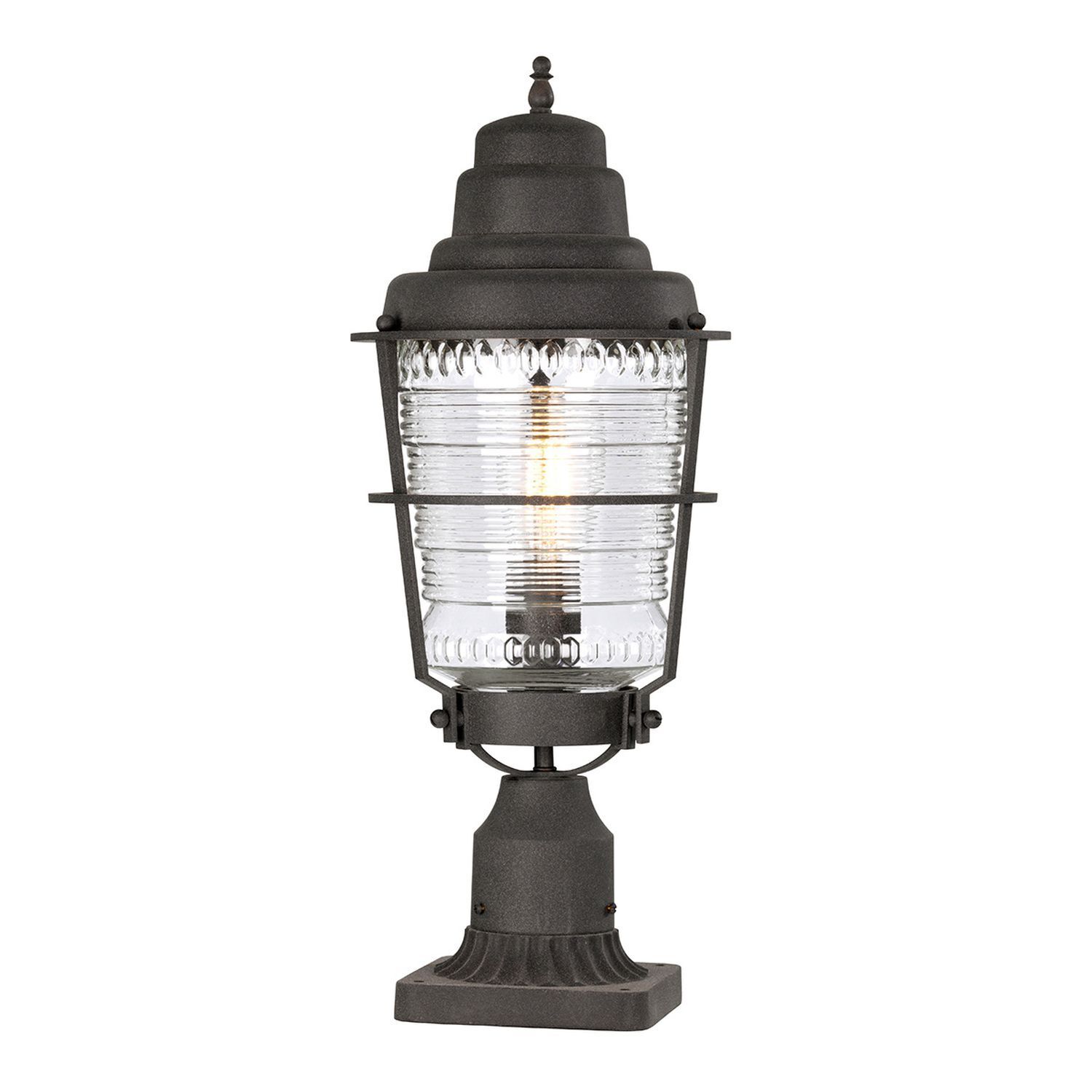 Luminaire de socle extérieur E27 IP44 55,4 cm de hauteur Vintage Design
