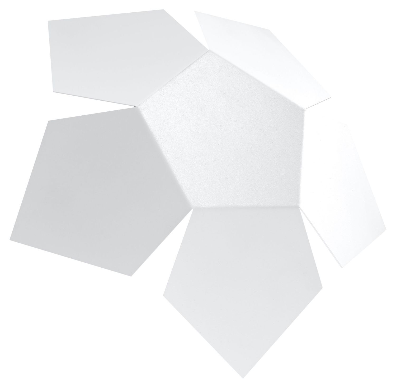 Applique murale Blanc Métal Effet de lumière Moderne décoratif