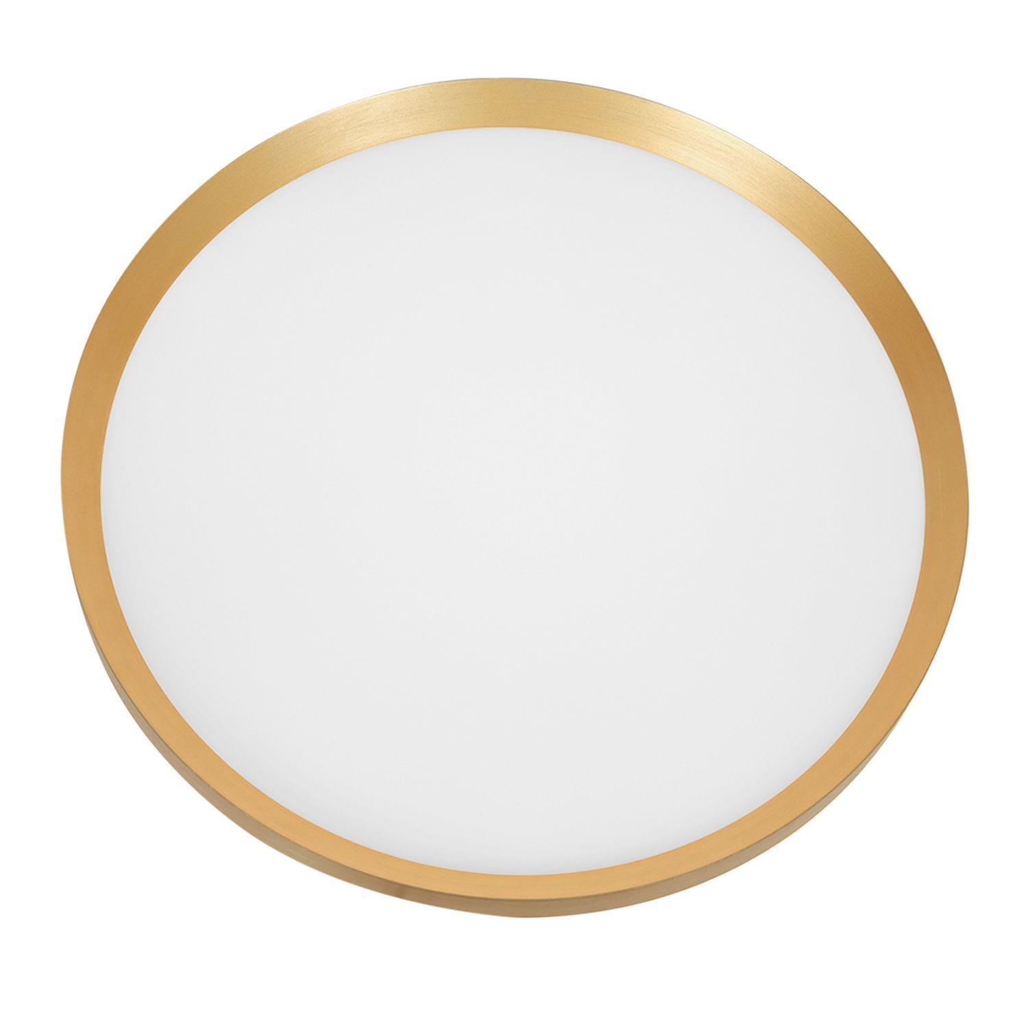 Plafonnier rond à LED or blanc 2700 K Ø50 cm