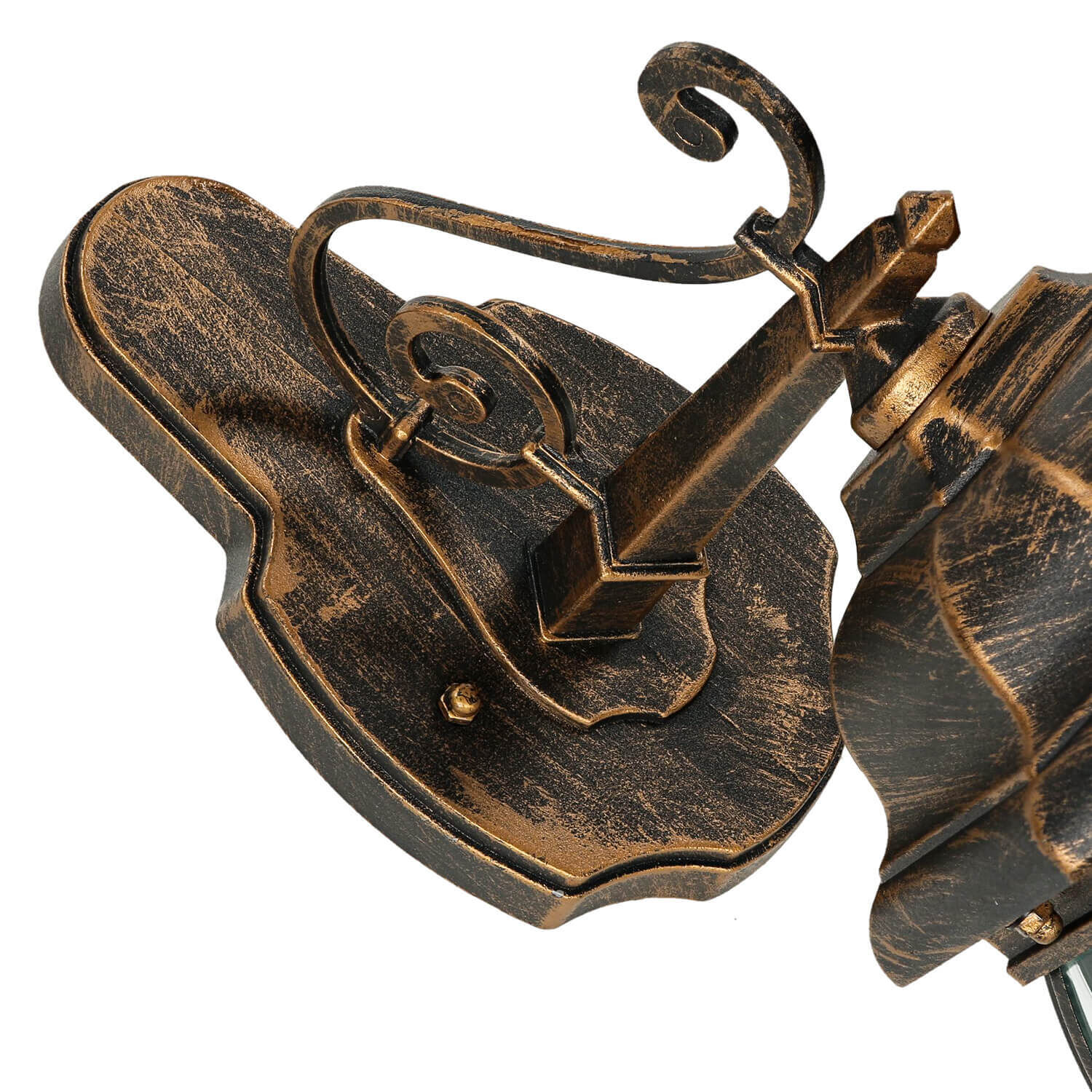 Lanterne d'extérieur BREST Cuivre antique résistant à la pluie Bronze