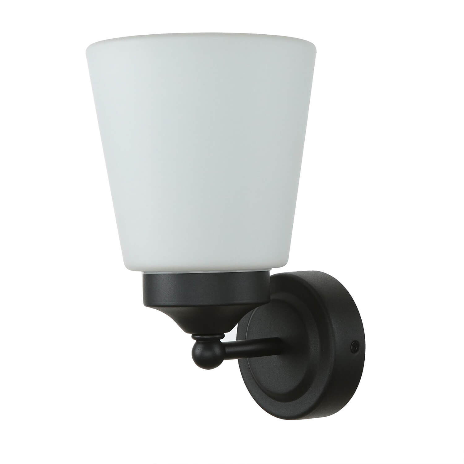 Applique salle de bain blanc noir métal IP44 Lampe, Leuchte