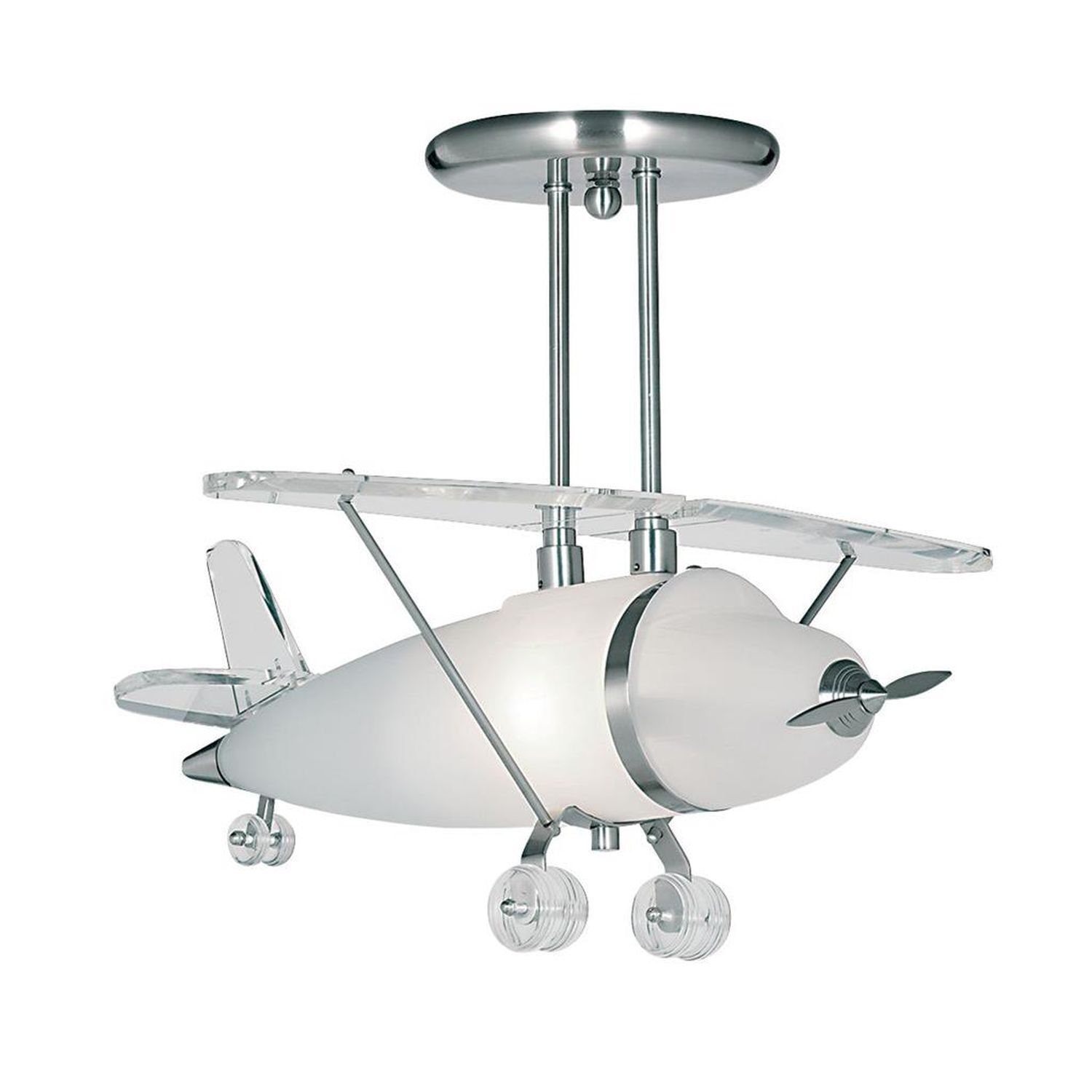 Plafonnier NOVELTY en acier inoxydable