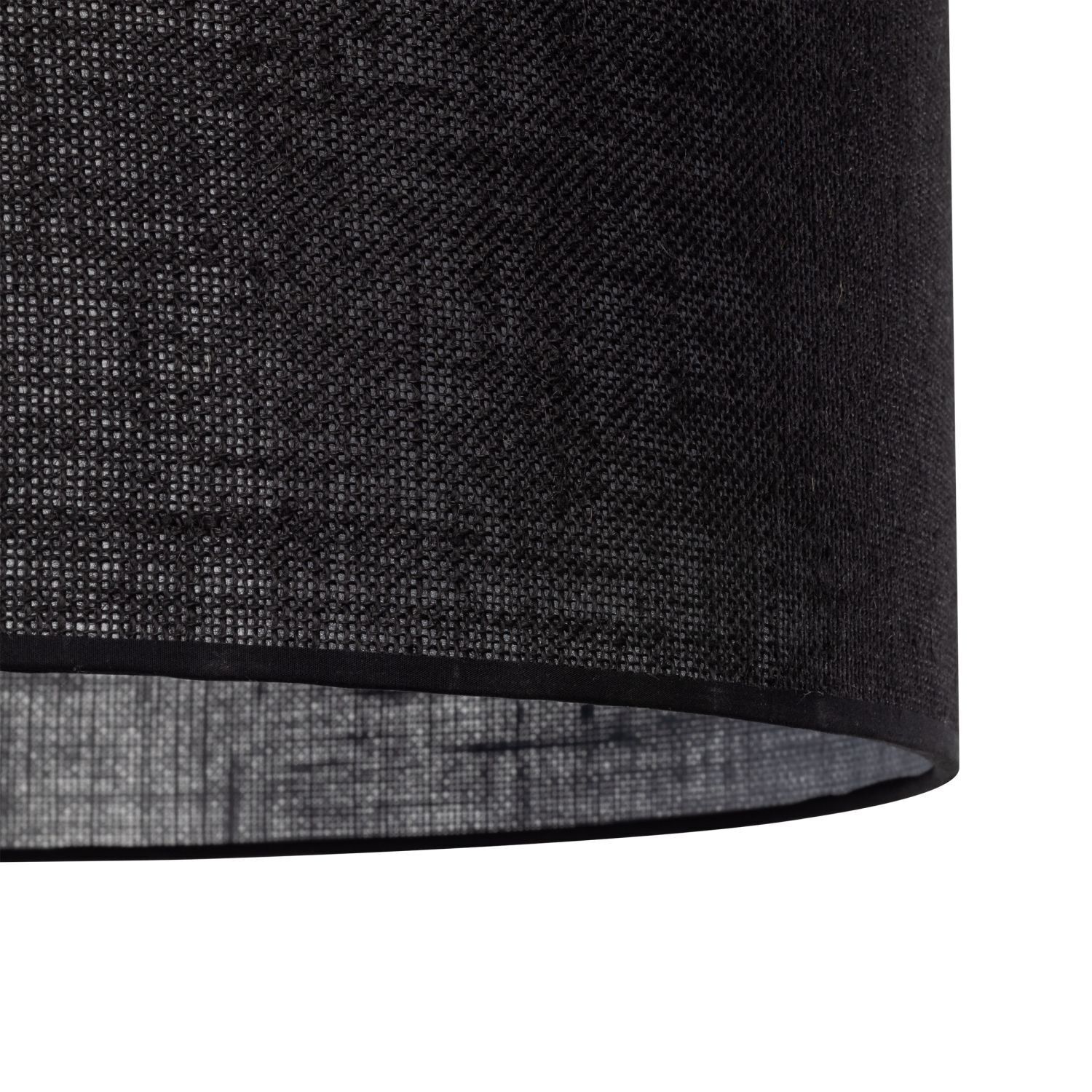Lampe à suspendre Noir Ø 50 cm H : max. 180 cm E27 Tissu