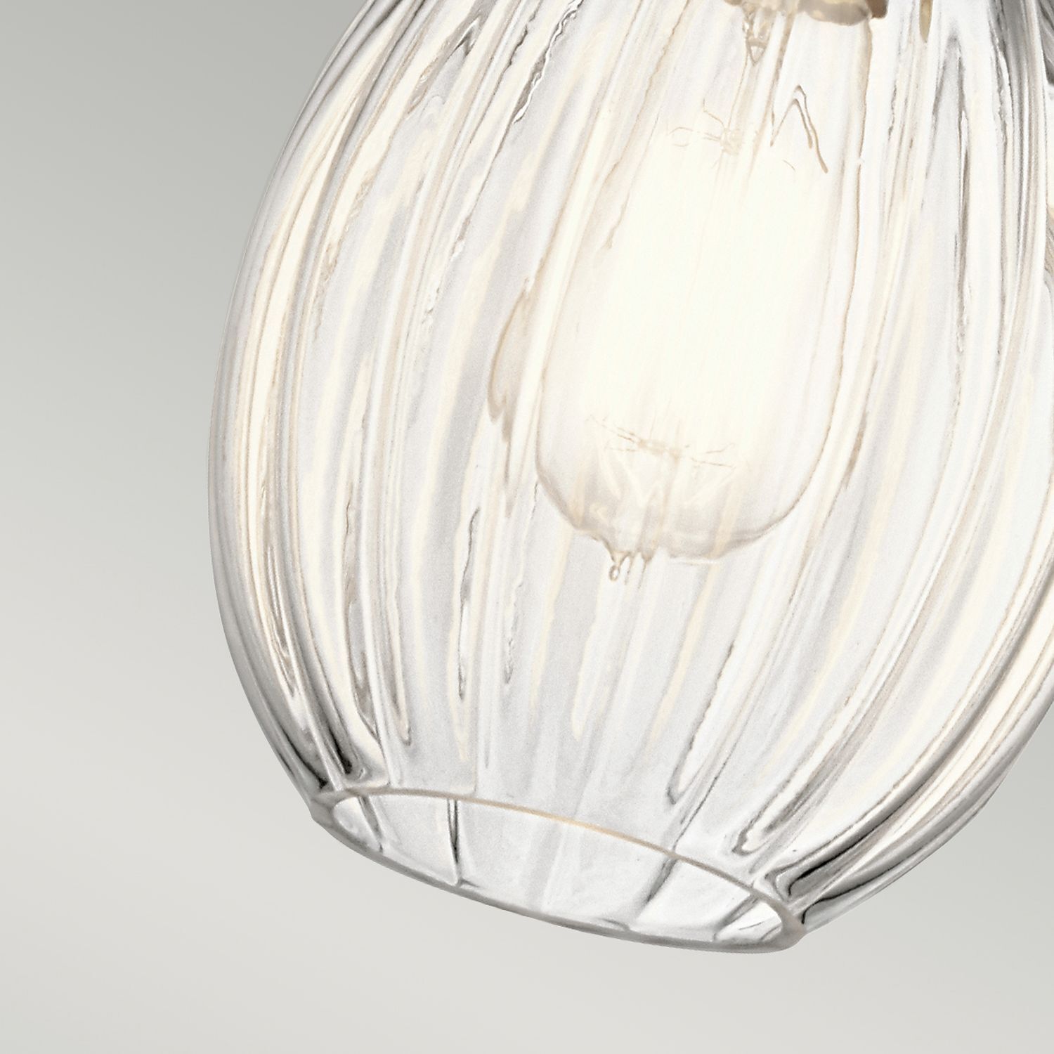 Lampe à suspendre verre métal design vintage Ø15cm E27 BALESIA