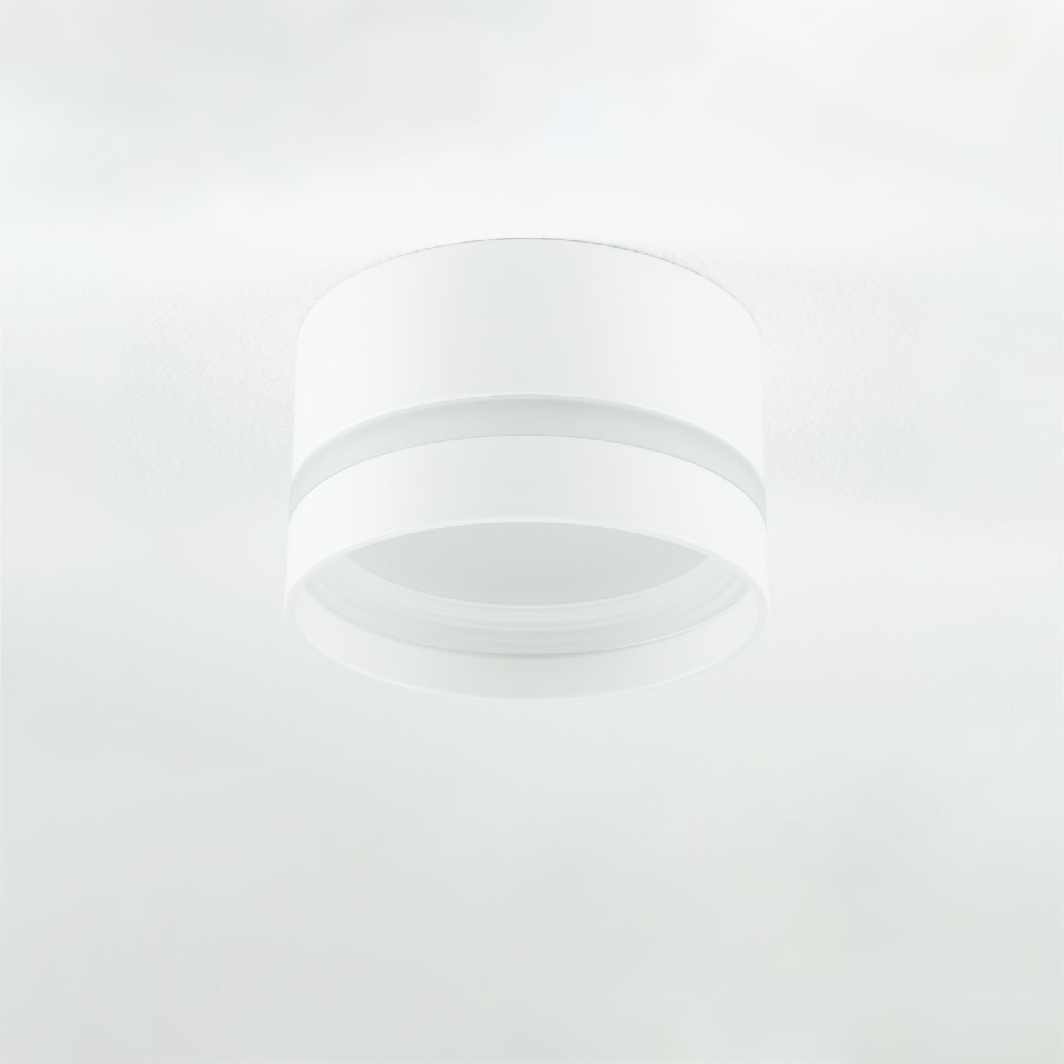 Spot encastré GX53 Ø 8,5 cm Blanc Aluminium Moderne