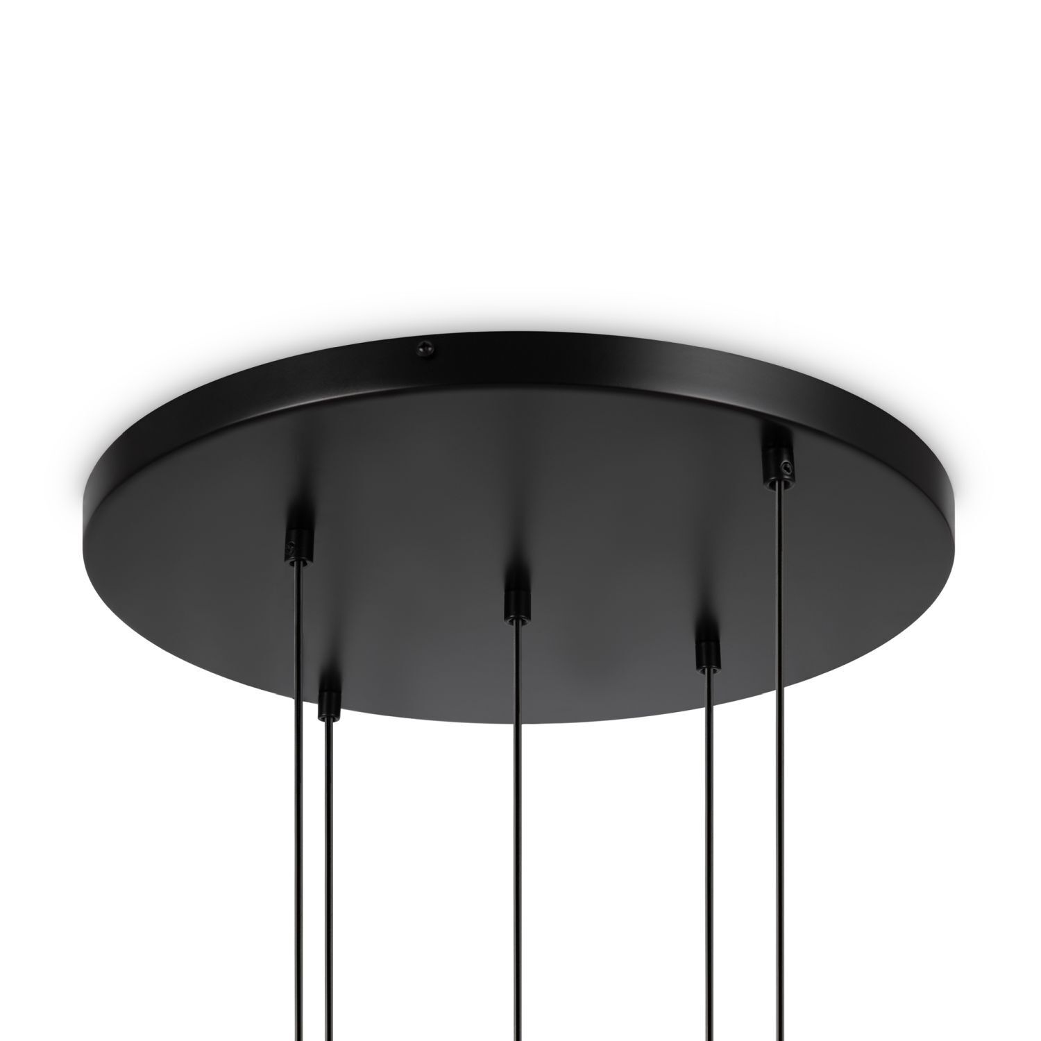 Suspension métal verre L : 45 cm H : max. 222,5 cm E14 Leuchter, Lampe