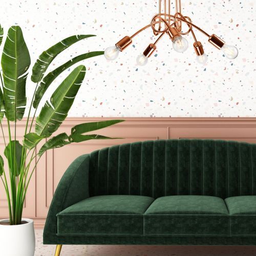 Couch, Wohnzimmer, Innenarchitektur, Pflanze, Pflanze im Topf