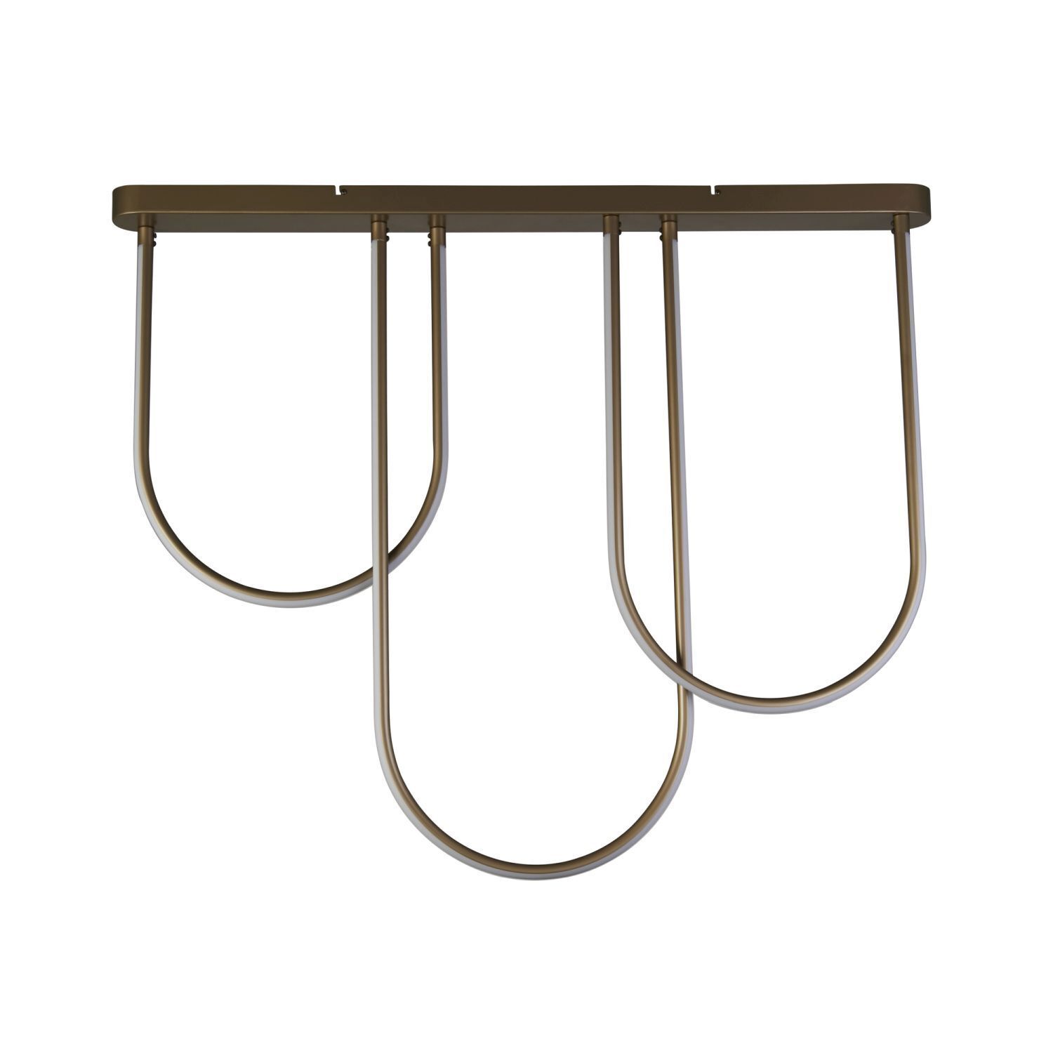 Plafonnier LED Métal Arcs Moderne 3000 K en bronze