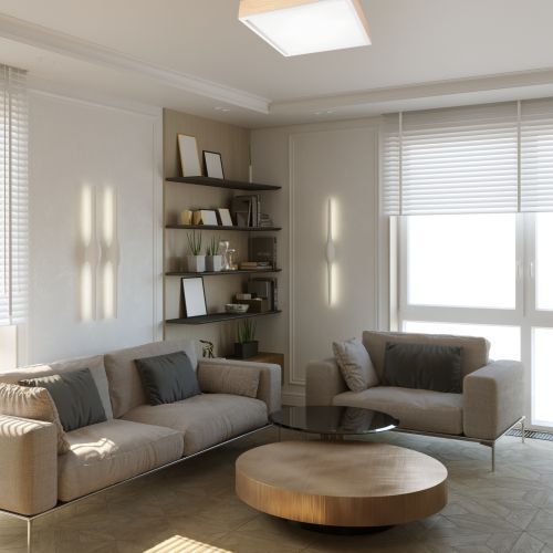 Moebel, Wohnzimmer, Couch, Dekoration für Zuhause, Kaffeetisch