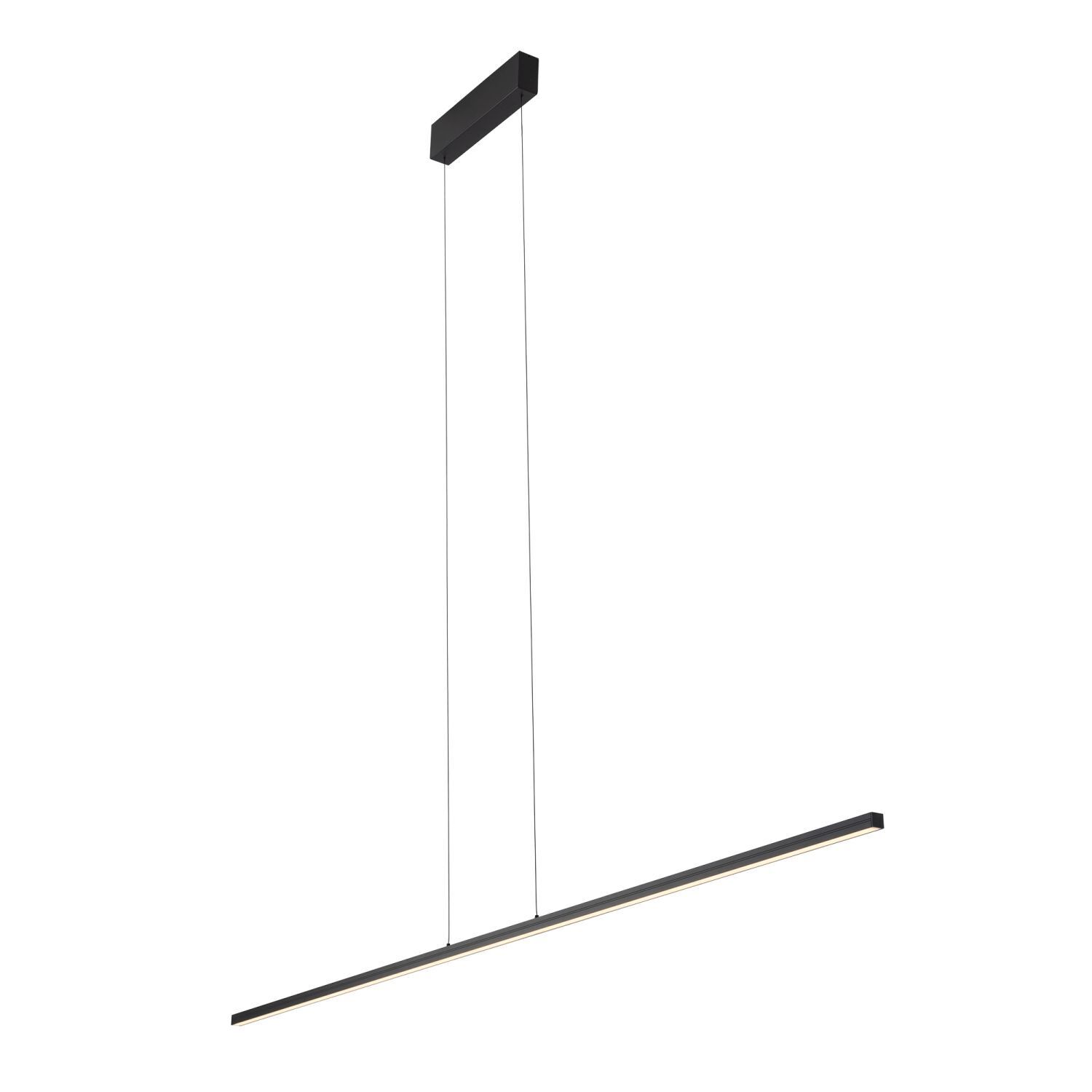 Lampe à suspendre Table de salle à manger LED Noir L : 180 cm de long