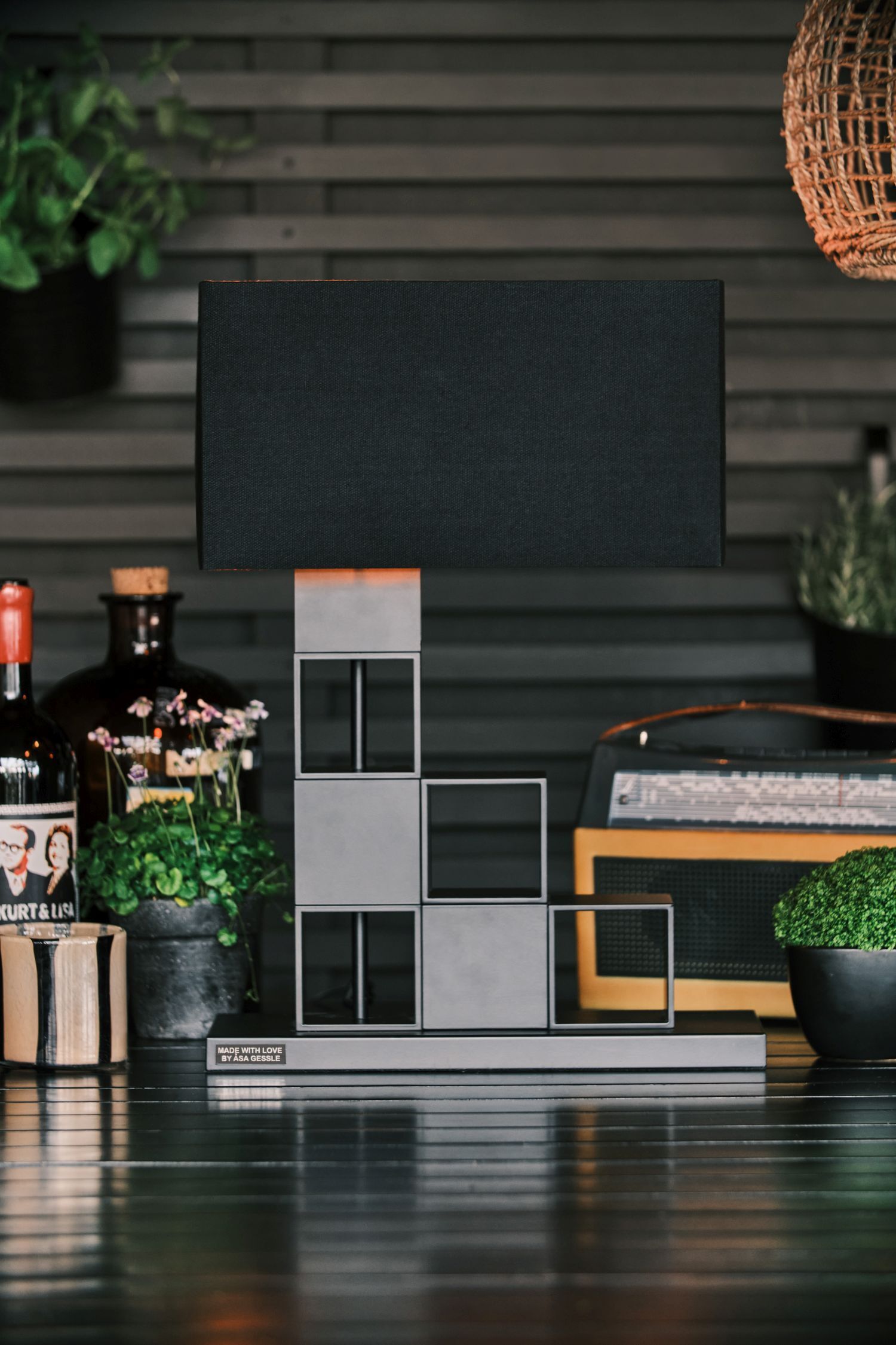 Lampe, Drinnen, Innenarchitektur, Tischlampe