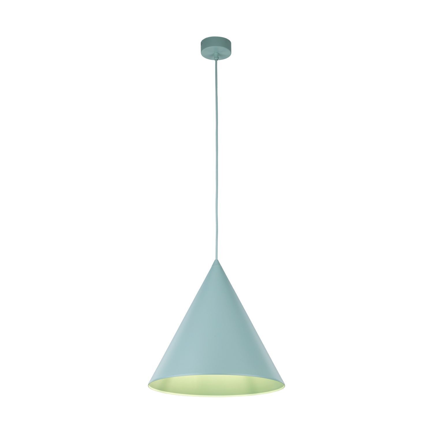 Lampe à suspendre métal Ø 32 cm H : max. 165 cm Menthe E27 Retro Lampe