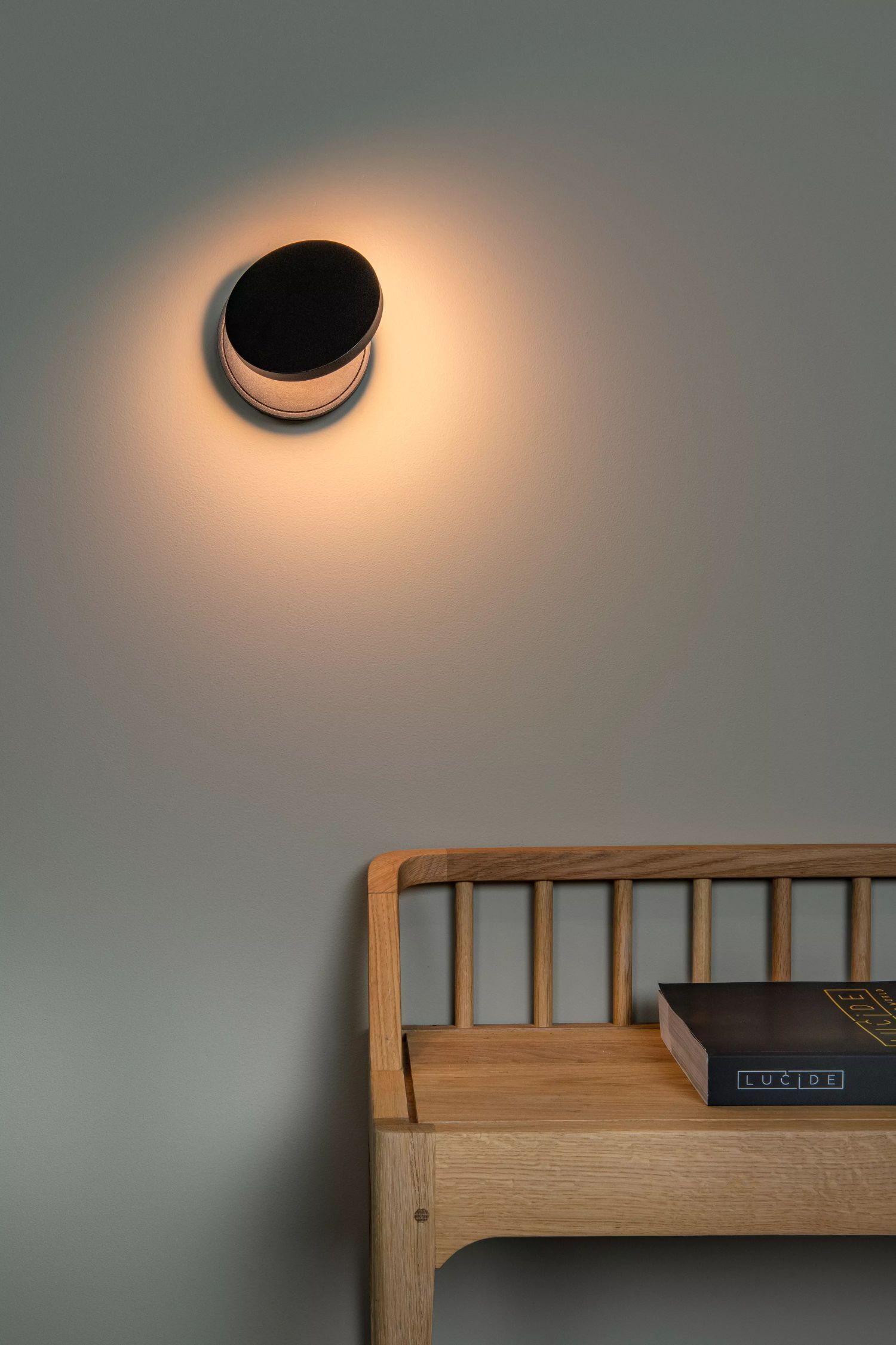 LED Wandlampe verstellbar Schwarz T:15,1 cm 1800-3000 K Krippe, Mobiliar, Bett für Säuglinge, Lampe