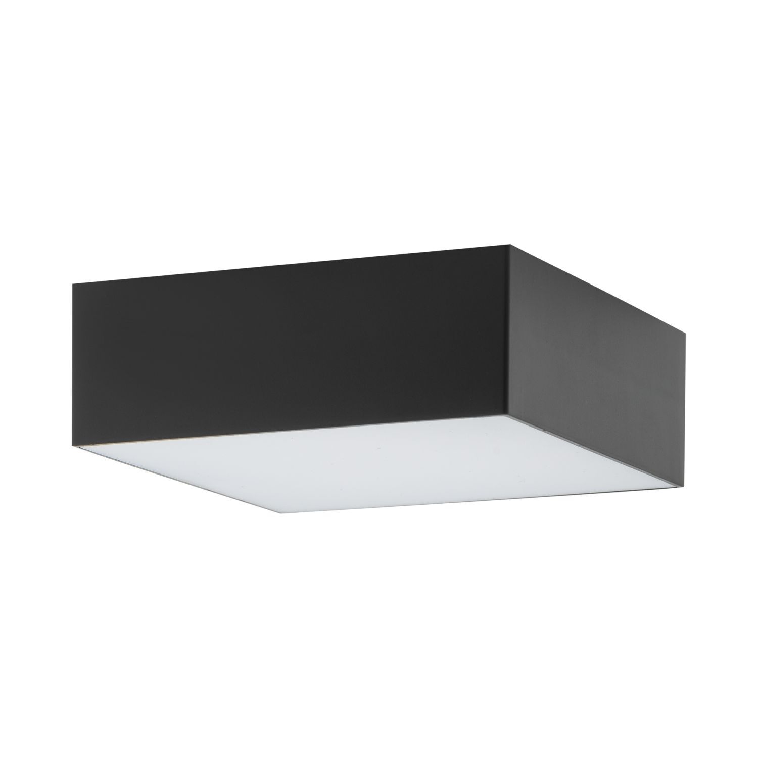 LED Plafonnier noir 3000 K L : 11 cm petit carré