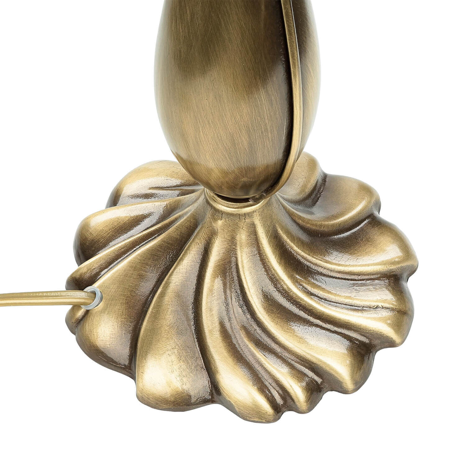 Lampe champignon laiton massif art nouveau