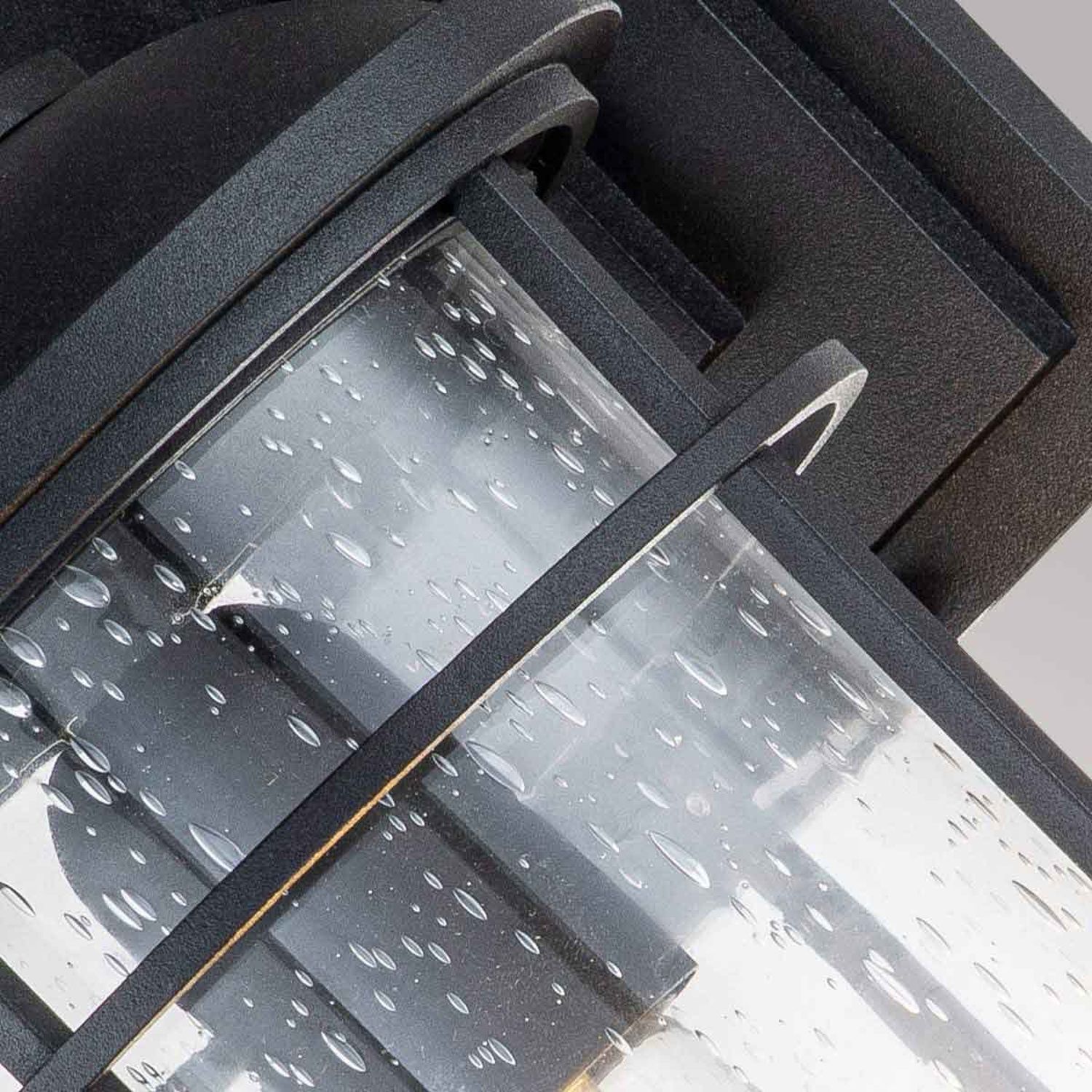 Applique murale extérieure E27 IP44 H : 35,2 cm Noir Maritim