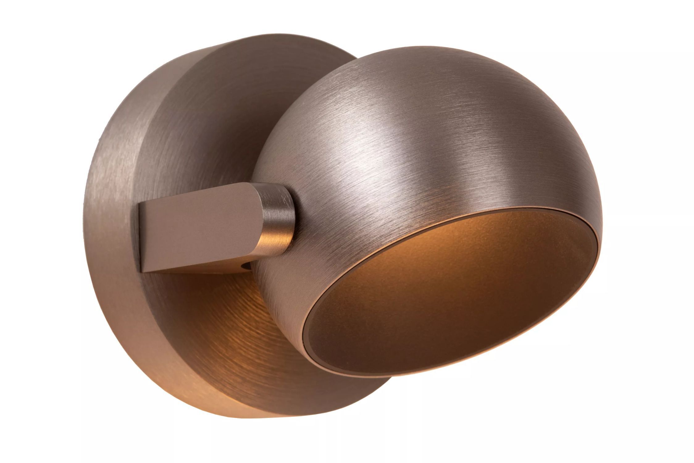 LED Wandspot Aluminium Grauguss 920 lm 2700 K flexibel Bronze, Griff