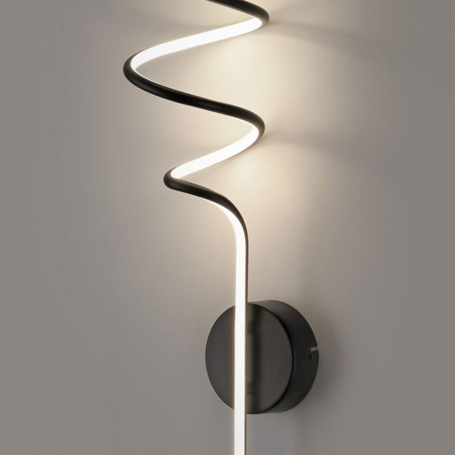 Applique murale LED noire métal blanc chaud 3000 K 2330 lm