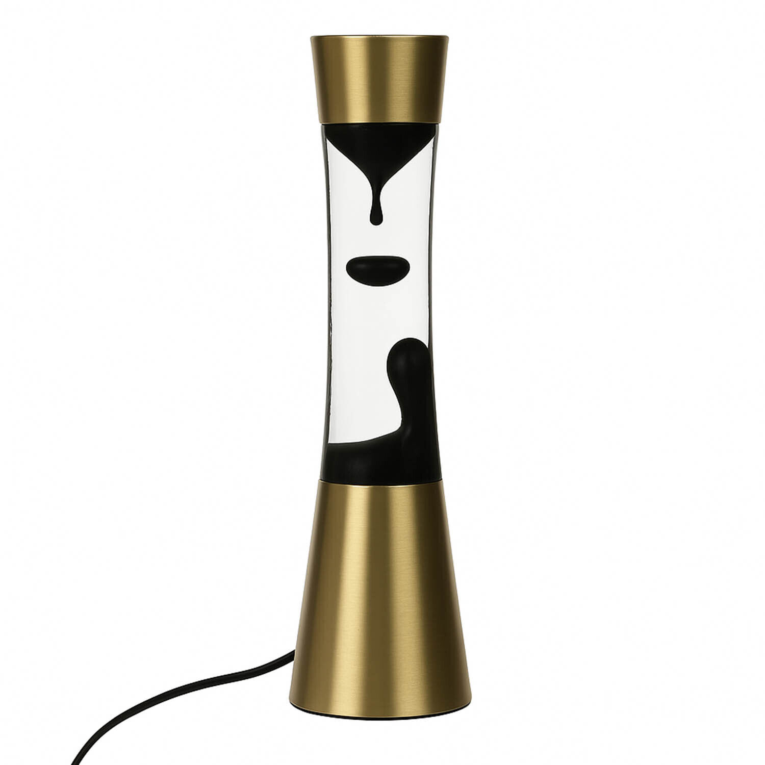 Lampe à lave rétro en or élégante SANDRO Chambre à coucher