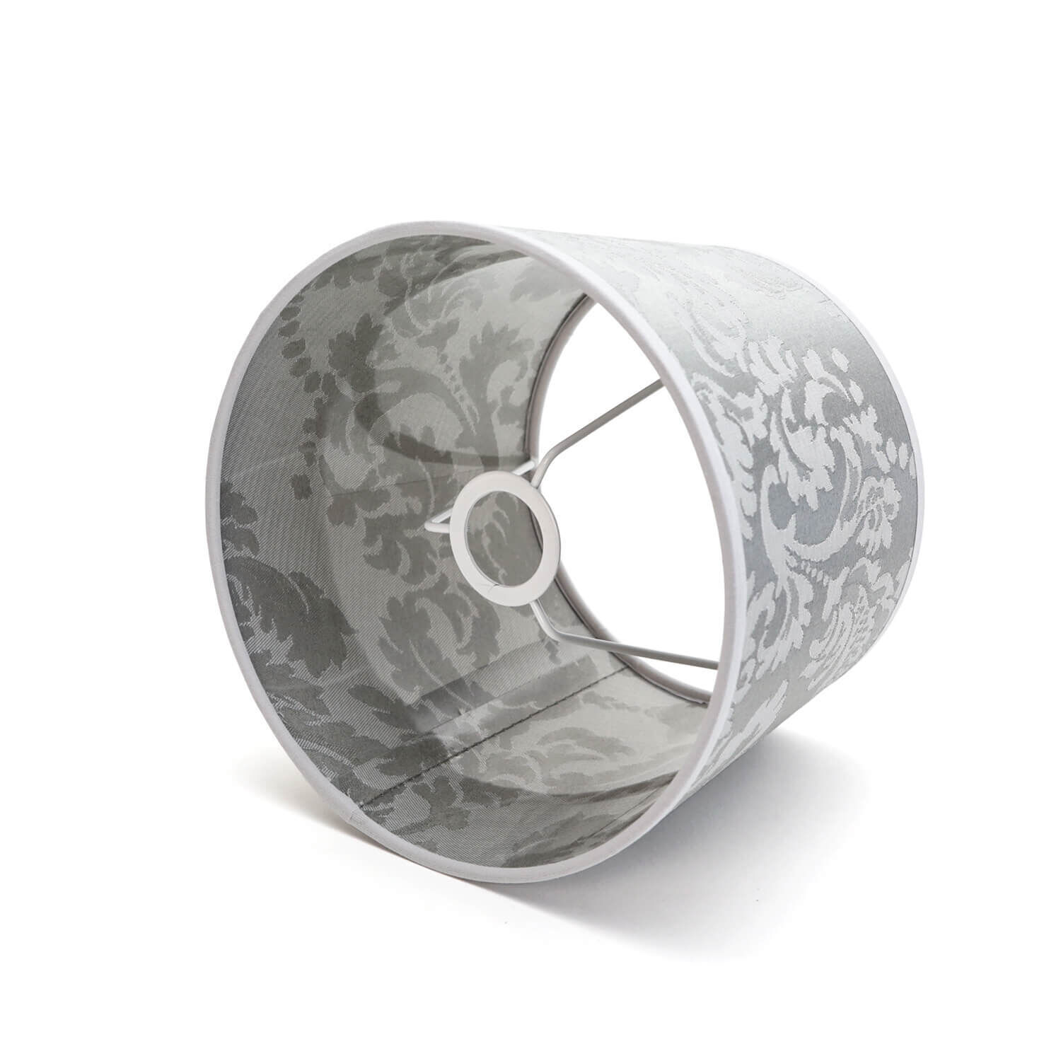 Kleiner Lampenschirm Tischleuchte Stoff Silber Lampe, Manschette, Klebeband