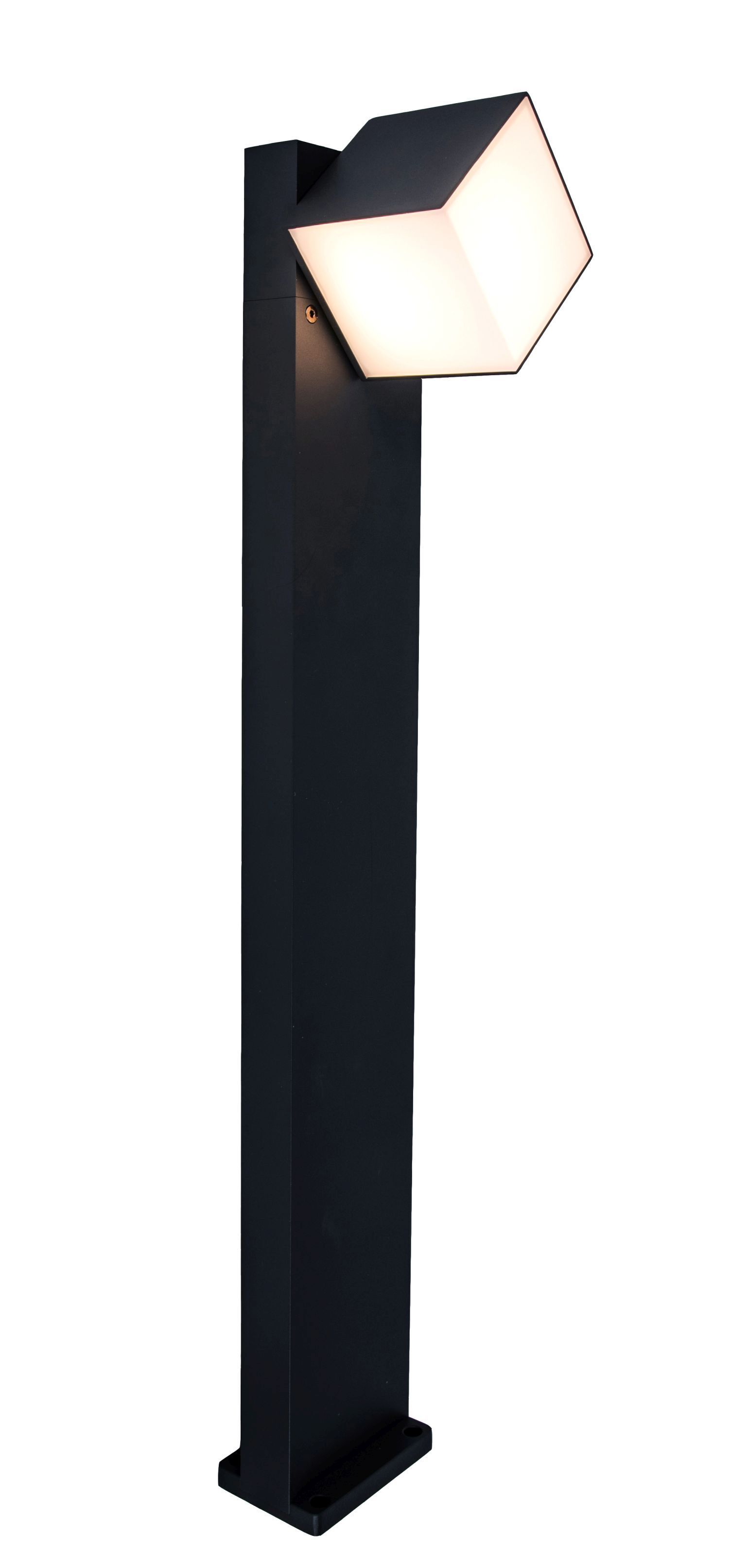 Luminaire d'allée LED Noir IP54 500 lm 3000 K mobile