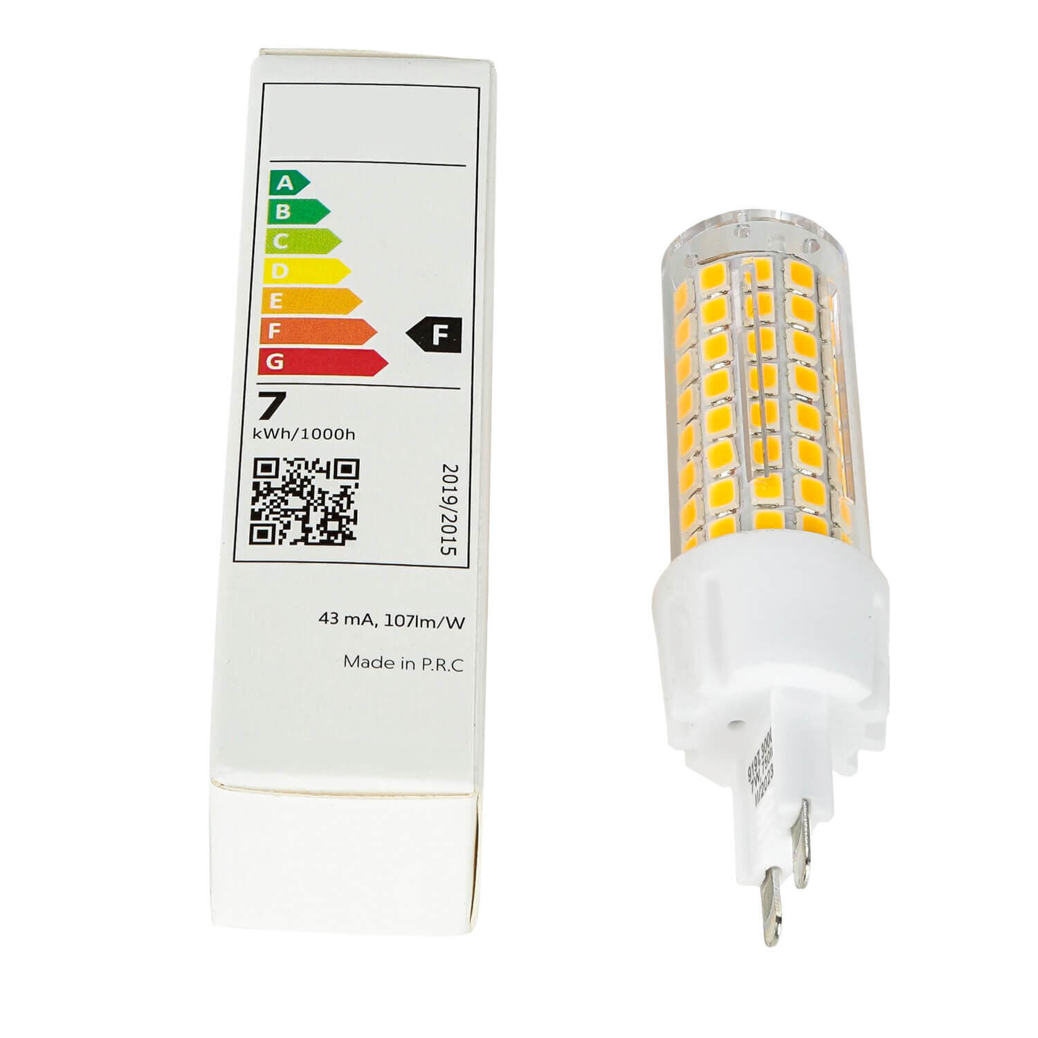 Ampoule LED G9 7 Watt 3000 K 750 lm - LM112