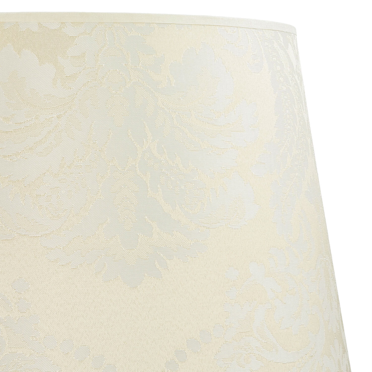 Tissu Abat-jour Crème Blanc Grand lampadaire E27