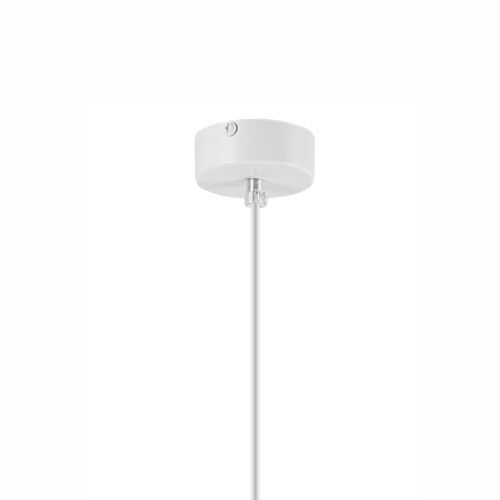 Suspension stylée FAELLA Blanc rond table à manger