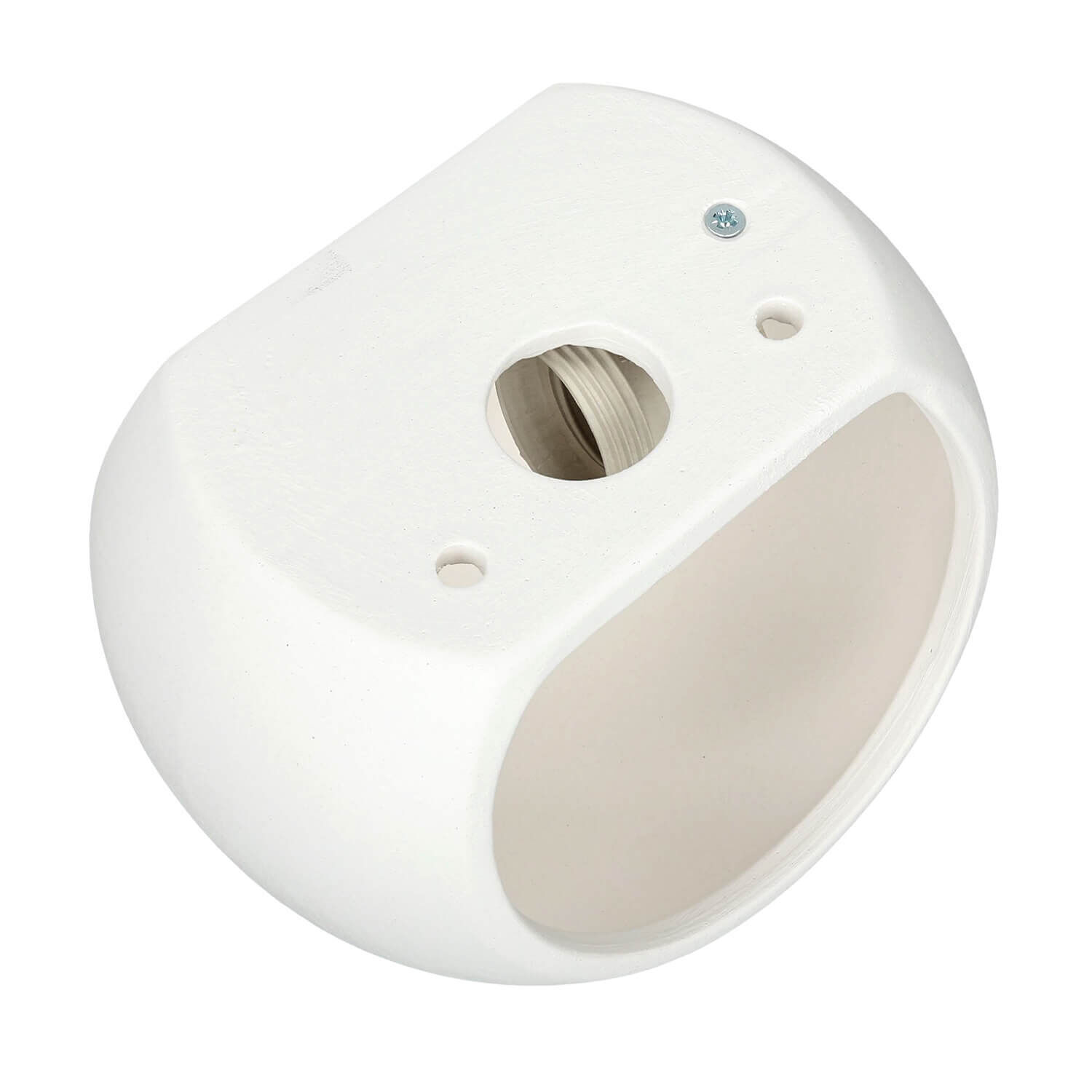 Applique blanche plâtre céramique à peindre E27 sphère Applique blanche plâtre céramique à peindre E27 sphère