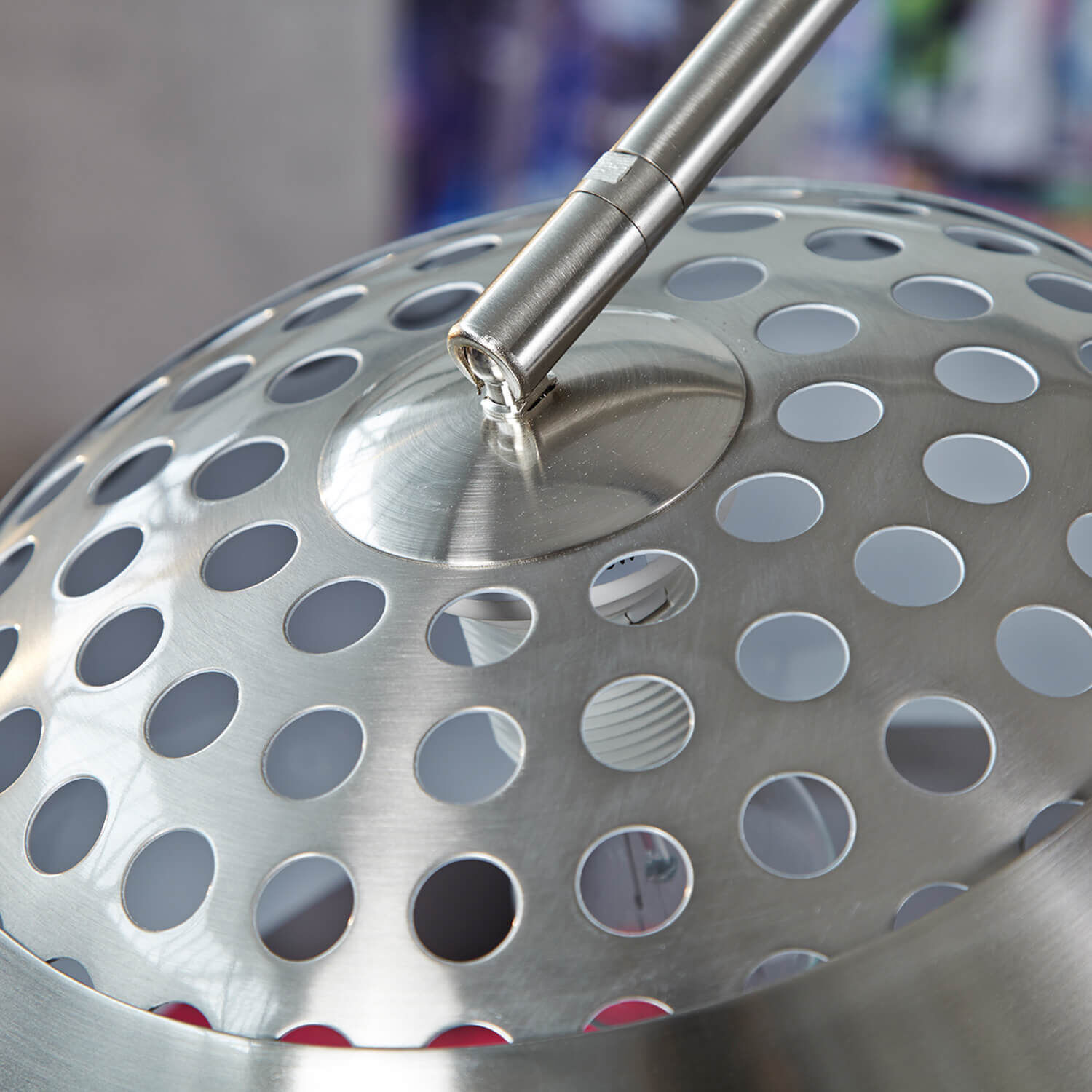 Lampadaire Ø34cm Retro élégant réglable Chrome Lampadaire Ø34cm Retro élégant réglable Chrome