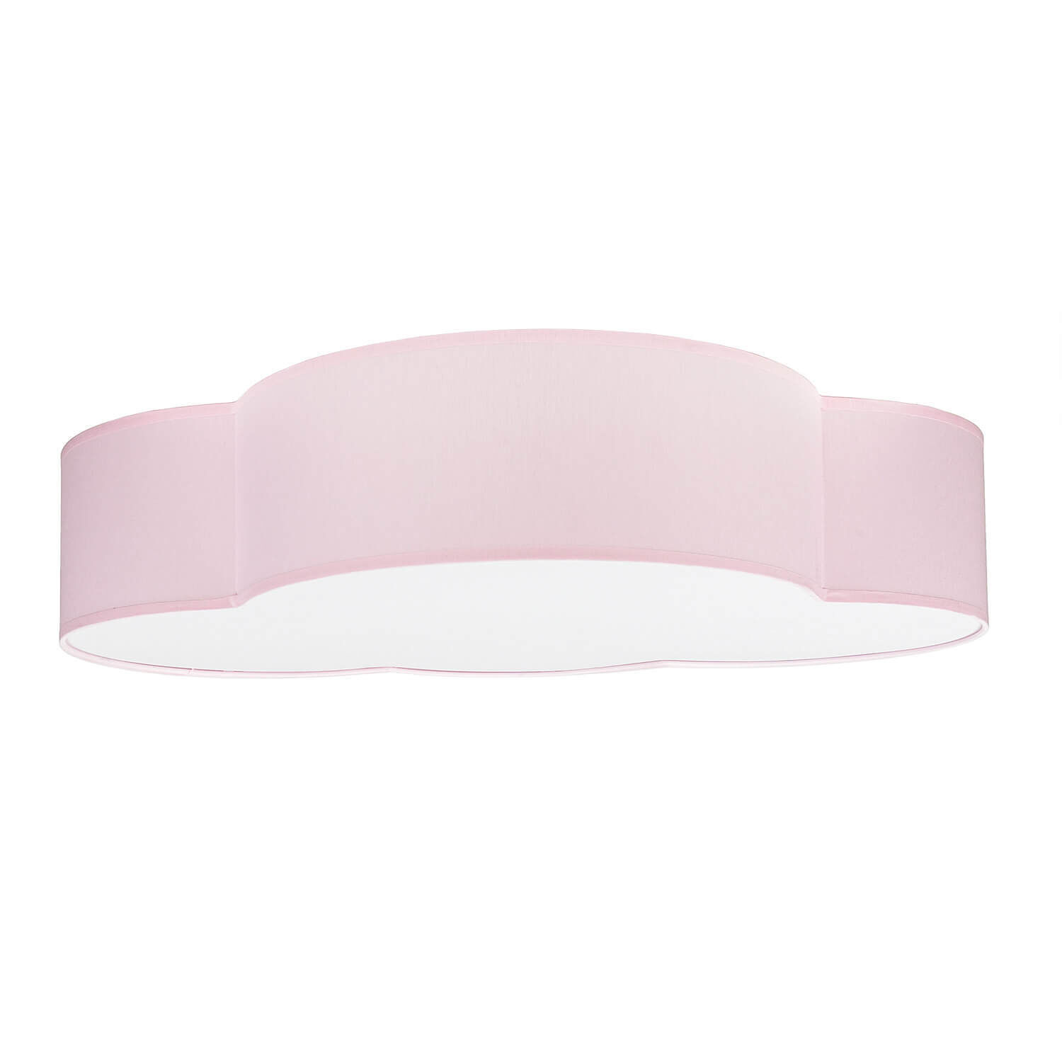 Lampe nuage Rose Tissu 62 cm de long 4x E27 Bébé Enfants