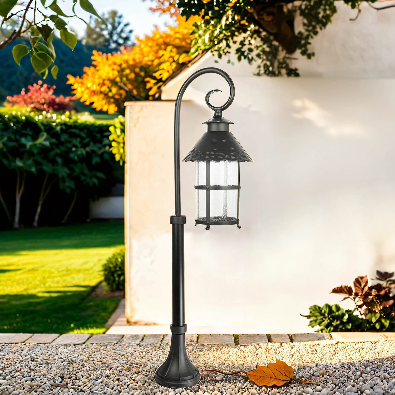 Lampe d'extérieur rustique TOURNAI 86cm résistante à la pluie